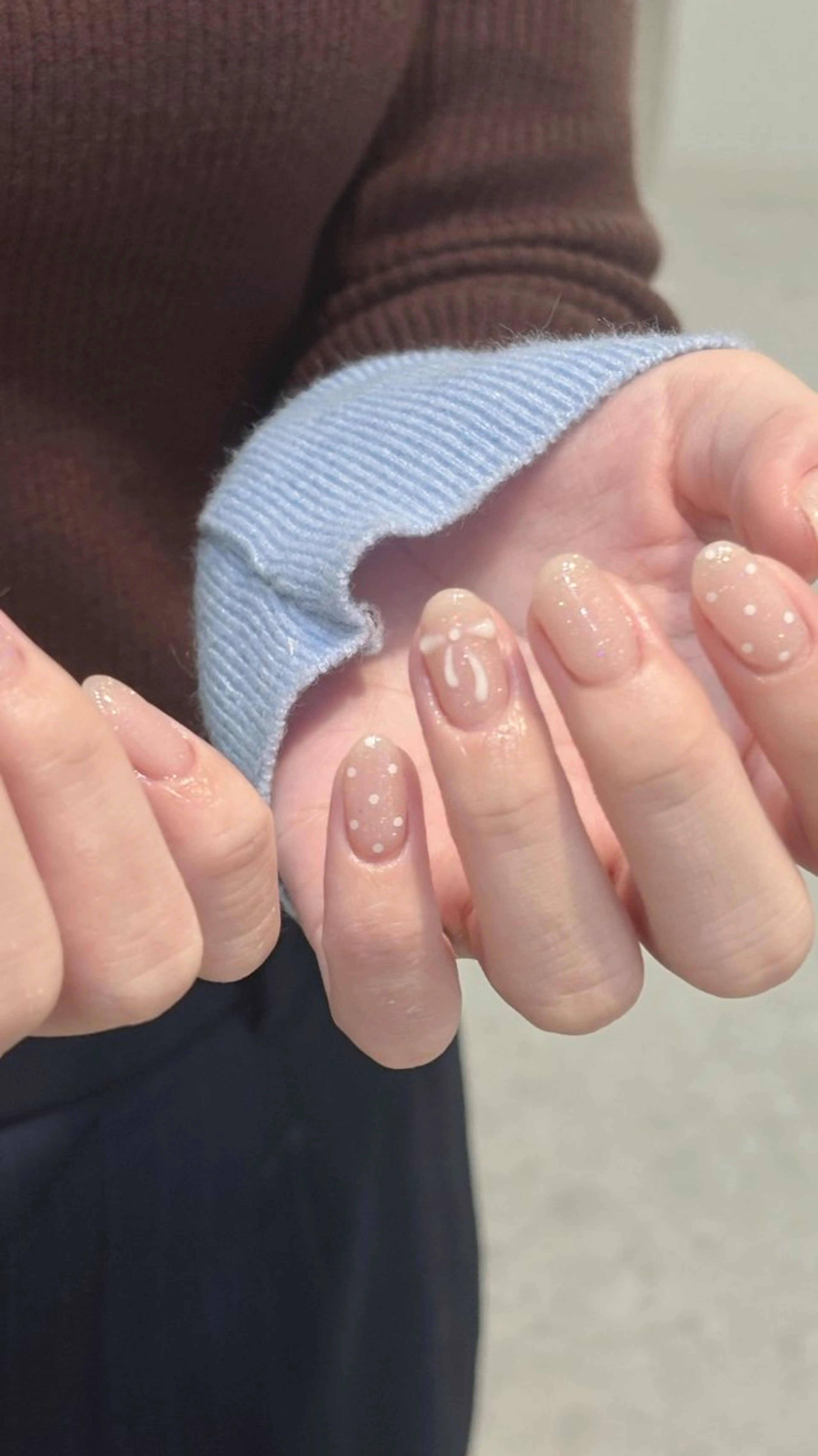 ネイル ハンドネイル 🩰ミキ/韓国♡ 大人girlyネイルのネイルデザイン