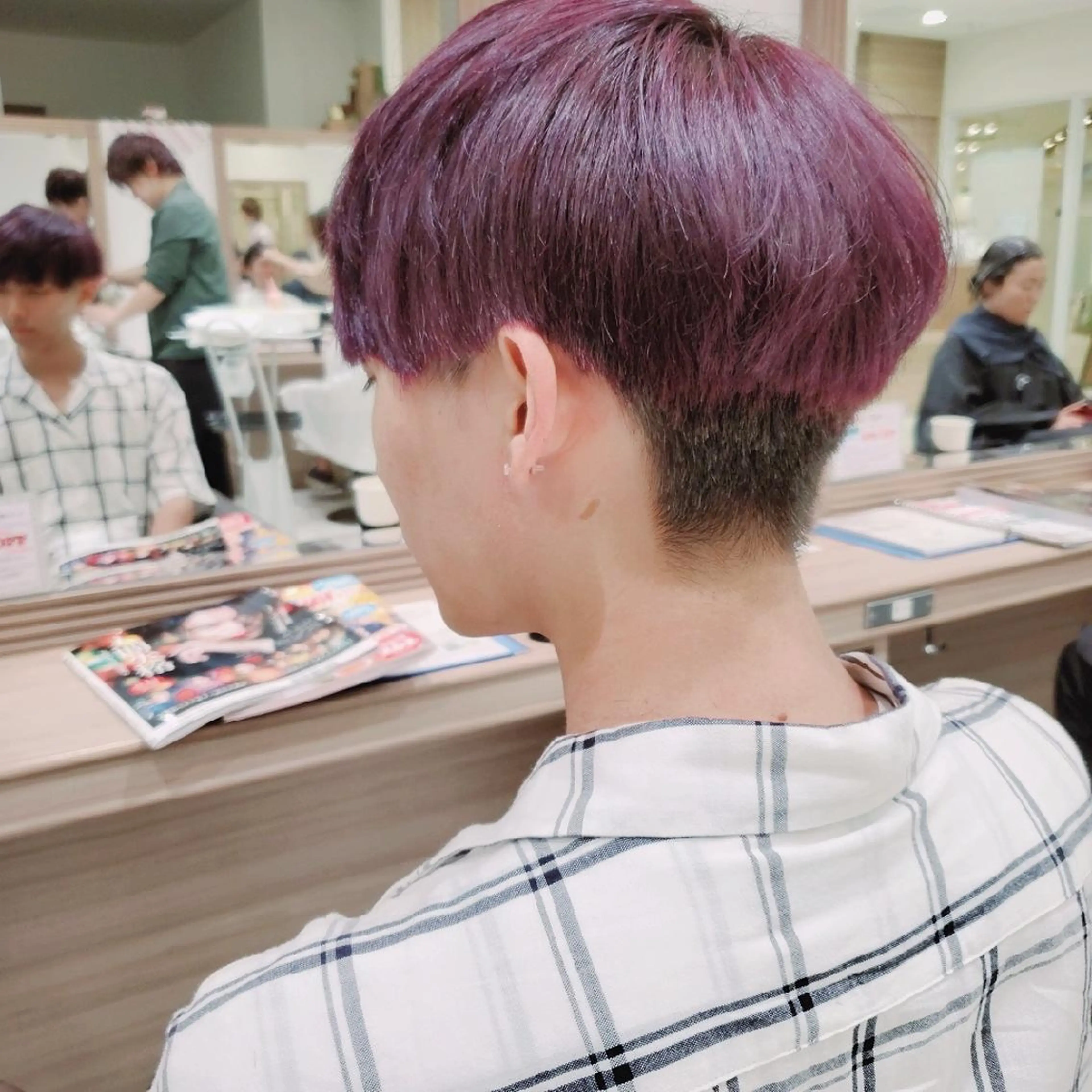 ショート カラー ブリーチ 髪質改善 中村 和貴のヘアスタイル