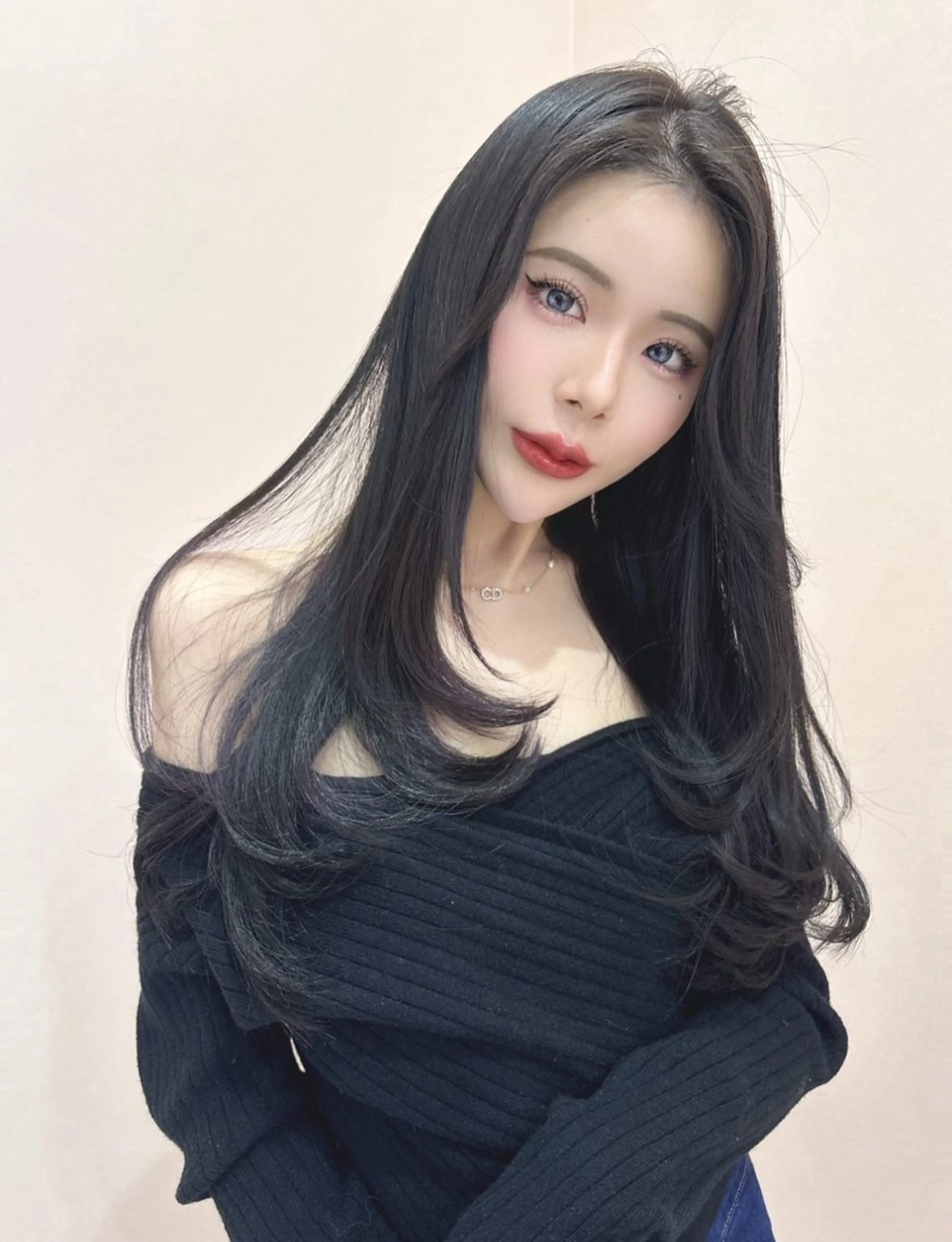 ロング カラー カット ヘアカラー トリートメント 韓国ヘア/髪質改善 TAKAHIROのヘアスタイル