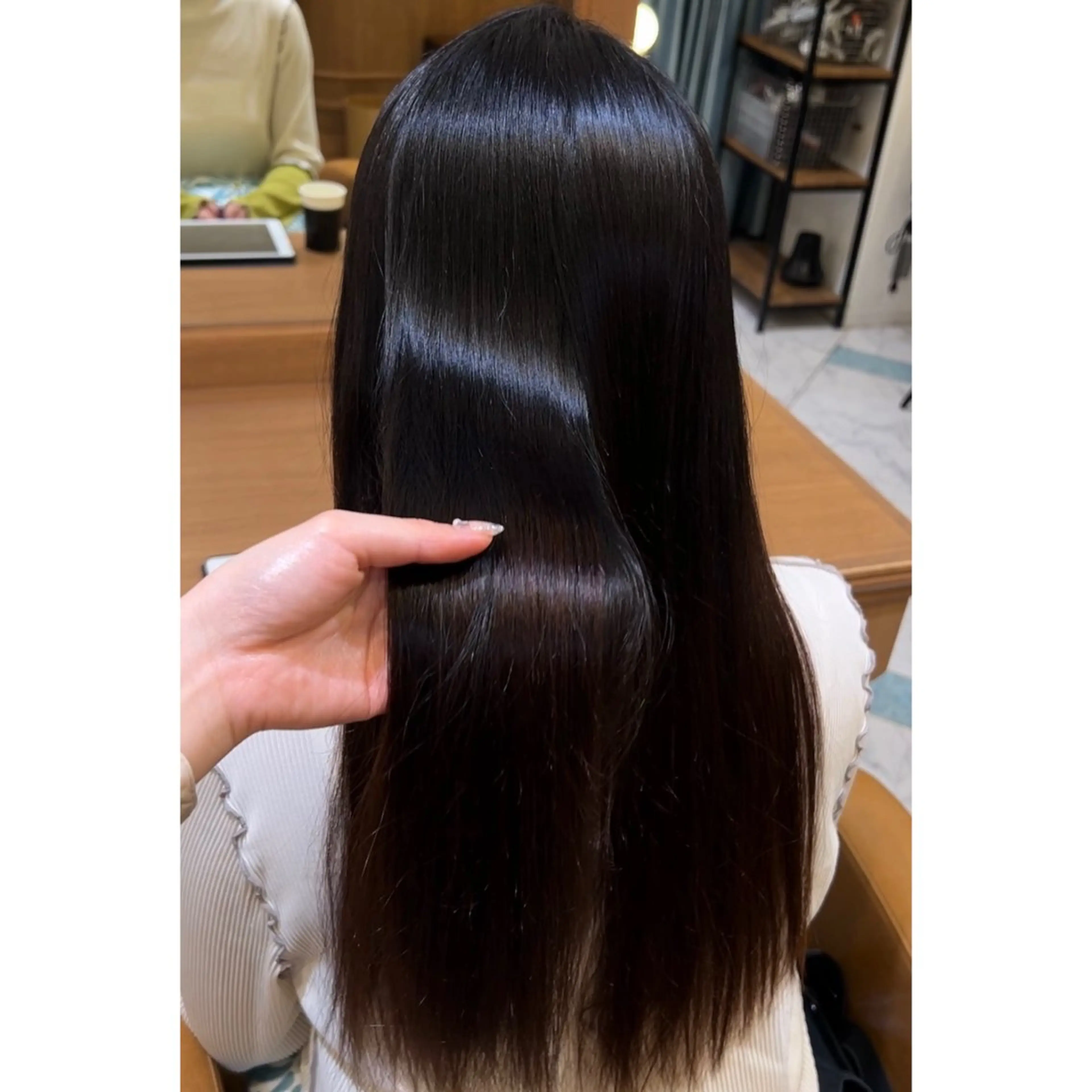 ロング 縮毛矯正 Lond   partir所属・大宮🩶韓国ヘア🩶 ‪ふうなのヘアスタイル