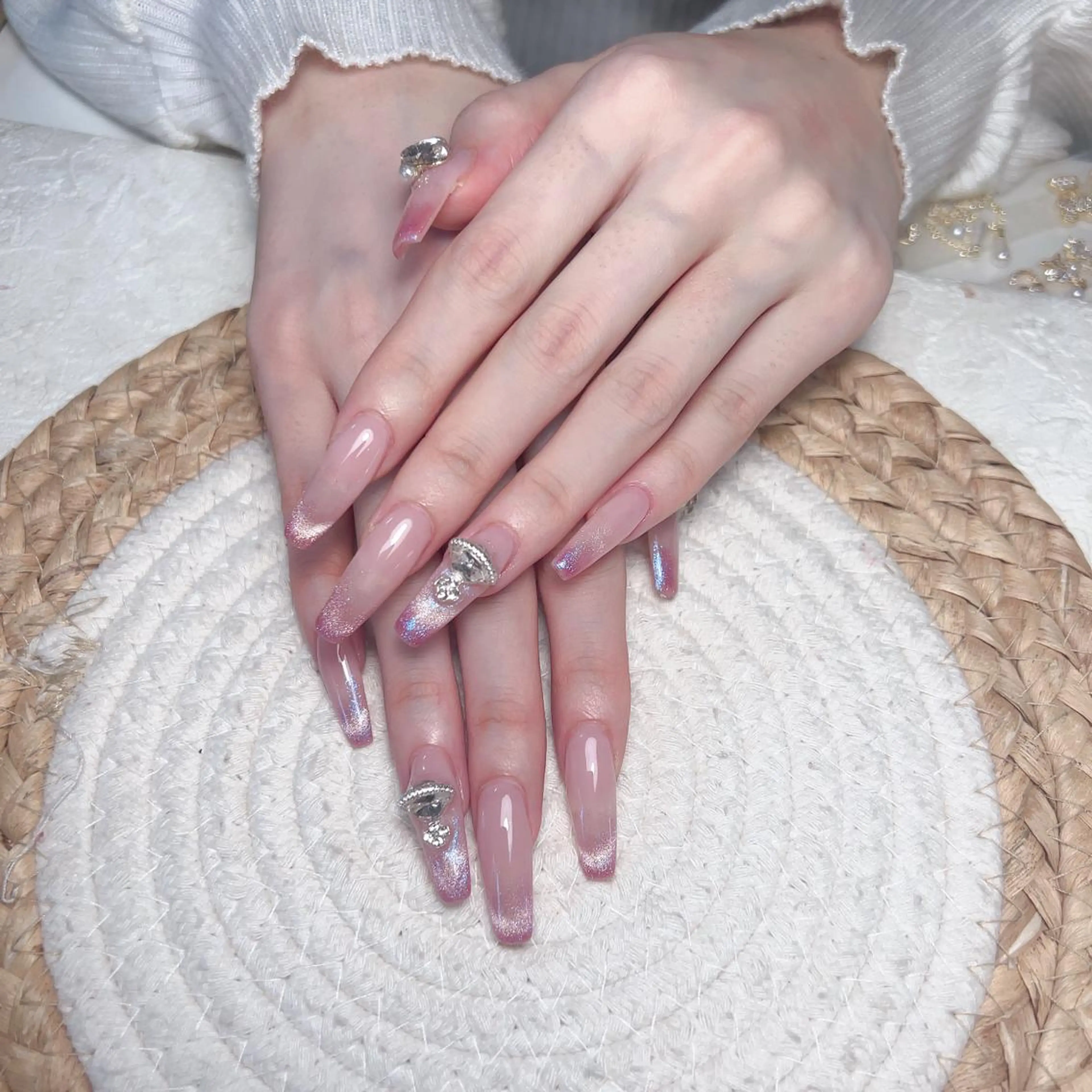 ネイル M🌷nail 長さだし専門店のネイルデザイン