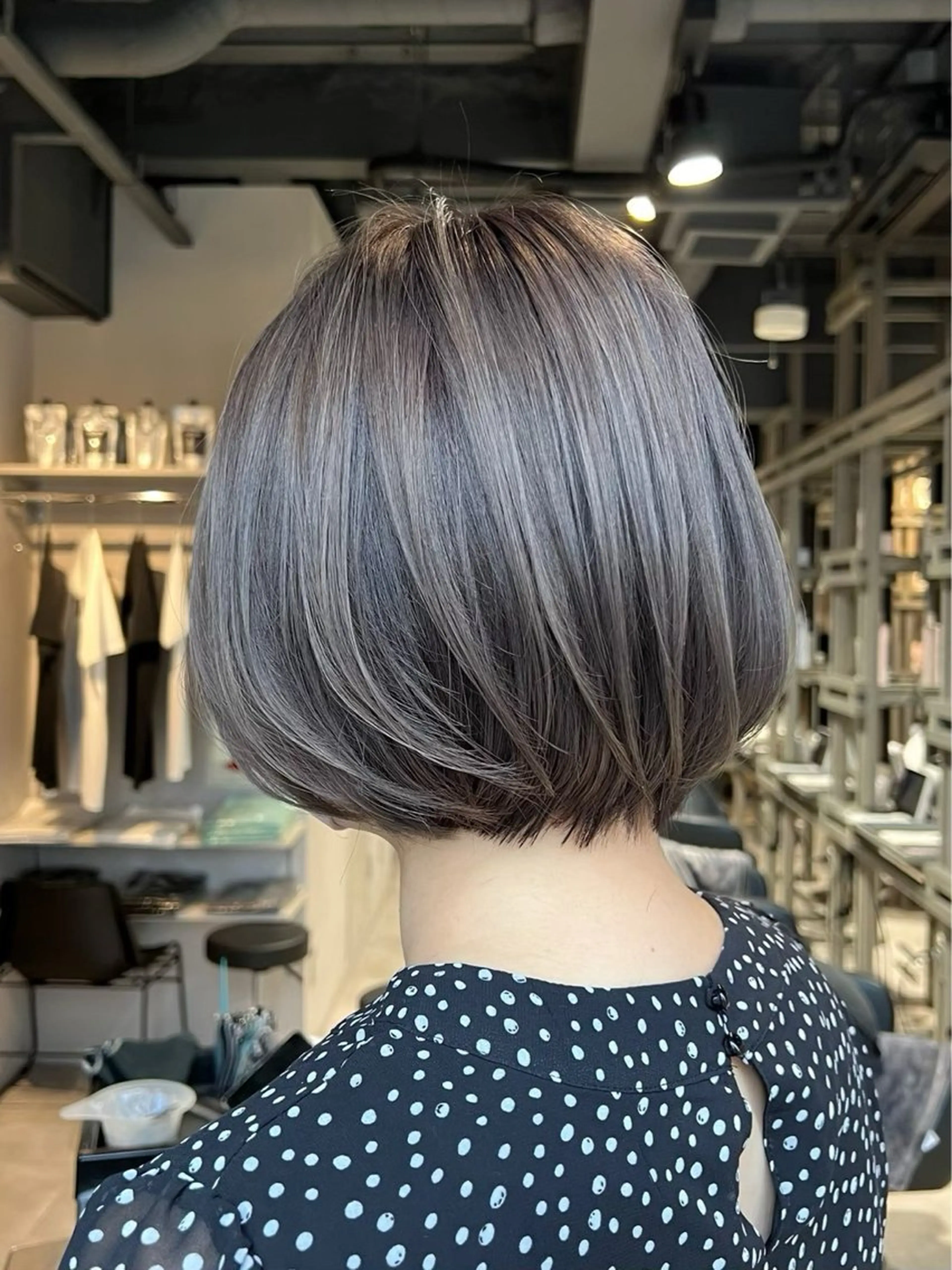 ショート カラー ブリーチ 透明感カラー ダブルカラー ブリーチなしカラー 透明感カラー/レイヤ ーhinata.のヘアスタイル