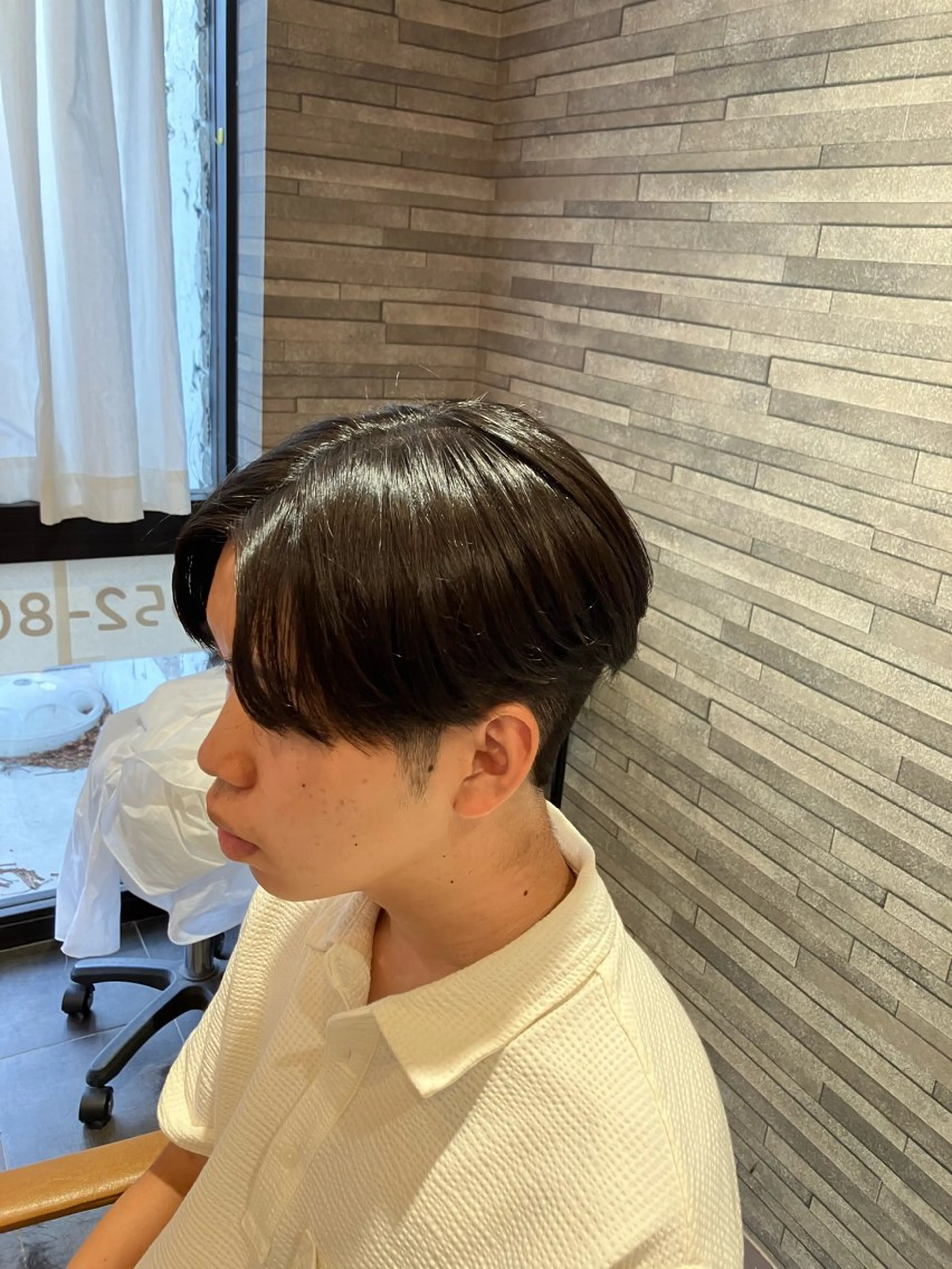 パーマ メンズ カット パーマ 谷口 莉々葵のヘアスタイル