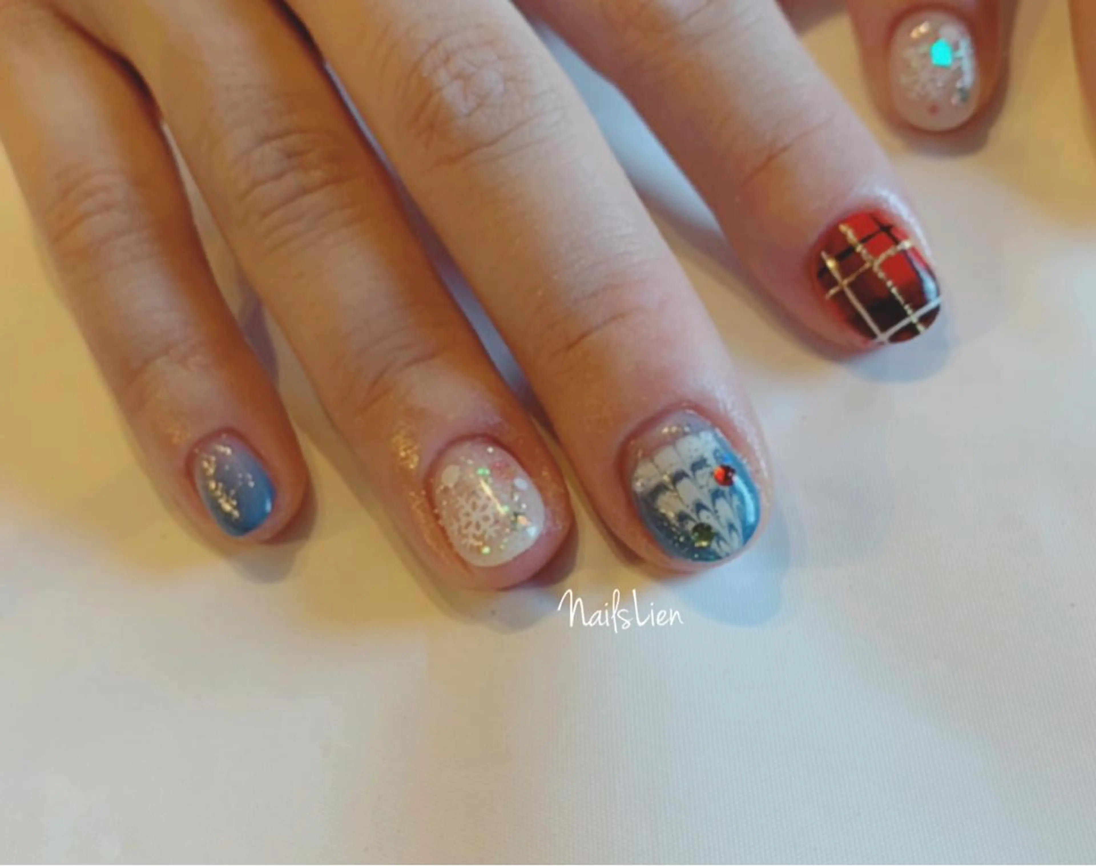 ネイル 冬ネイル クリスマス studio e n / RiNのネイルデザイン