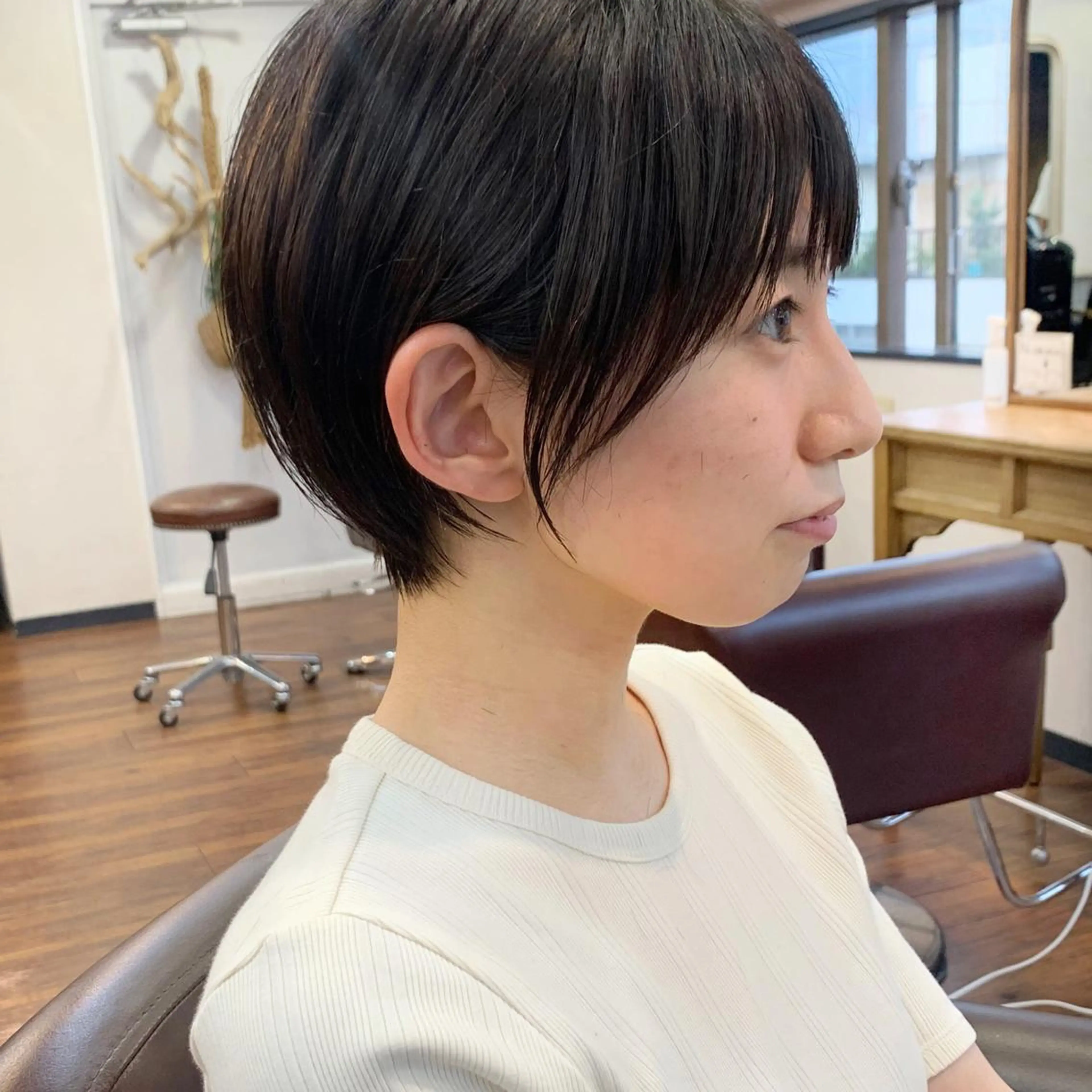 ショート 縮毛矯正/ショート/ レイヤー/畑中正敏のヘアスタイル