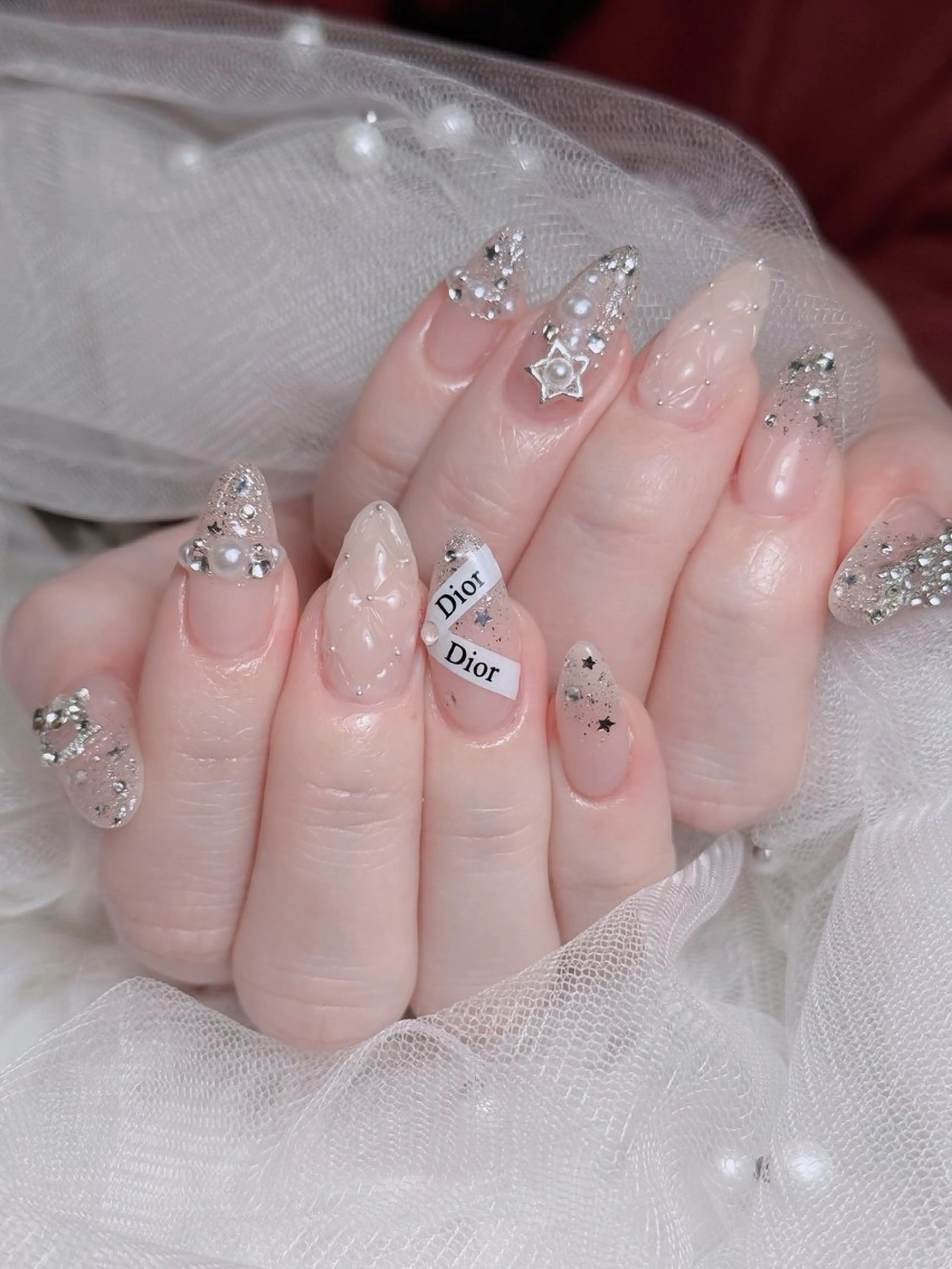 ネイル オーロラネイル チークネイル フットネイル フレンチネイル ハロウィン ハンドネイル Lumi Nail 新大久保3‘のネイルデザイン