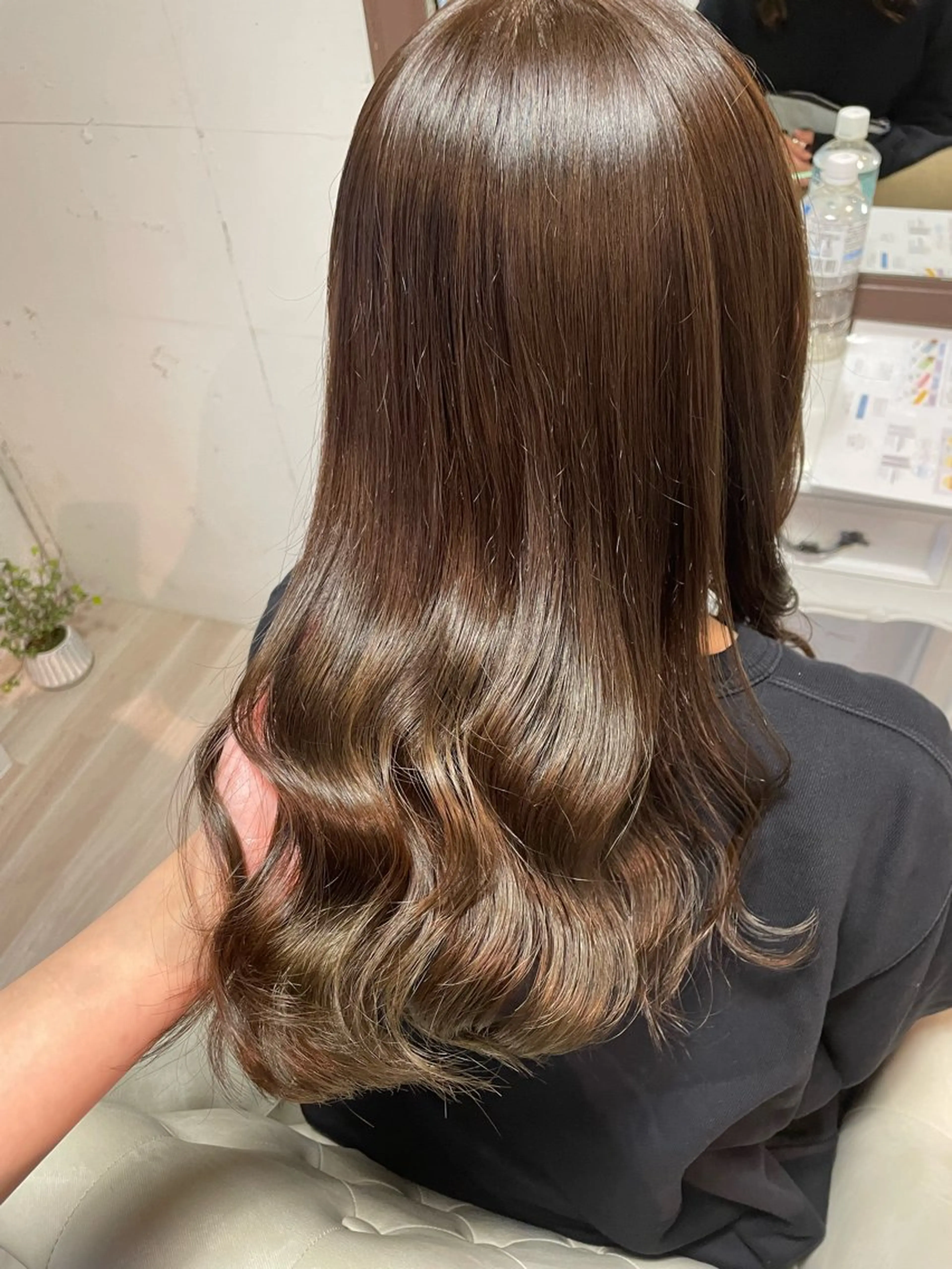 カット+カラー+髪質改善プレミークトリートメントの写真