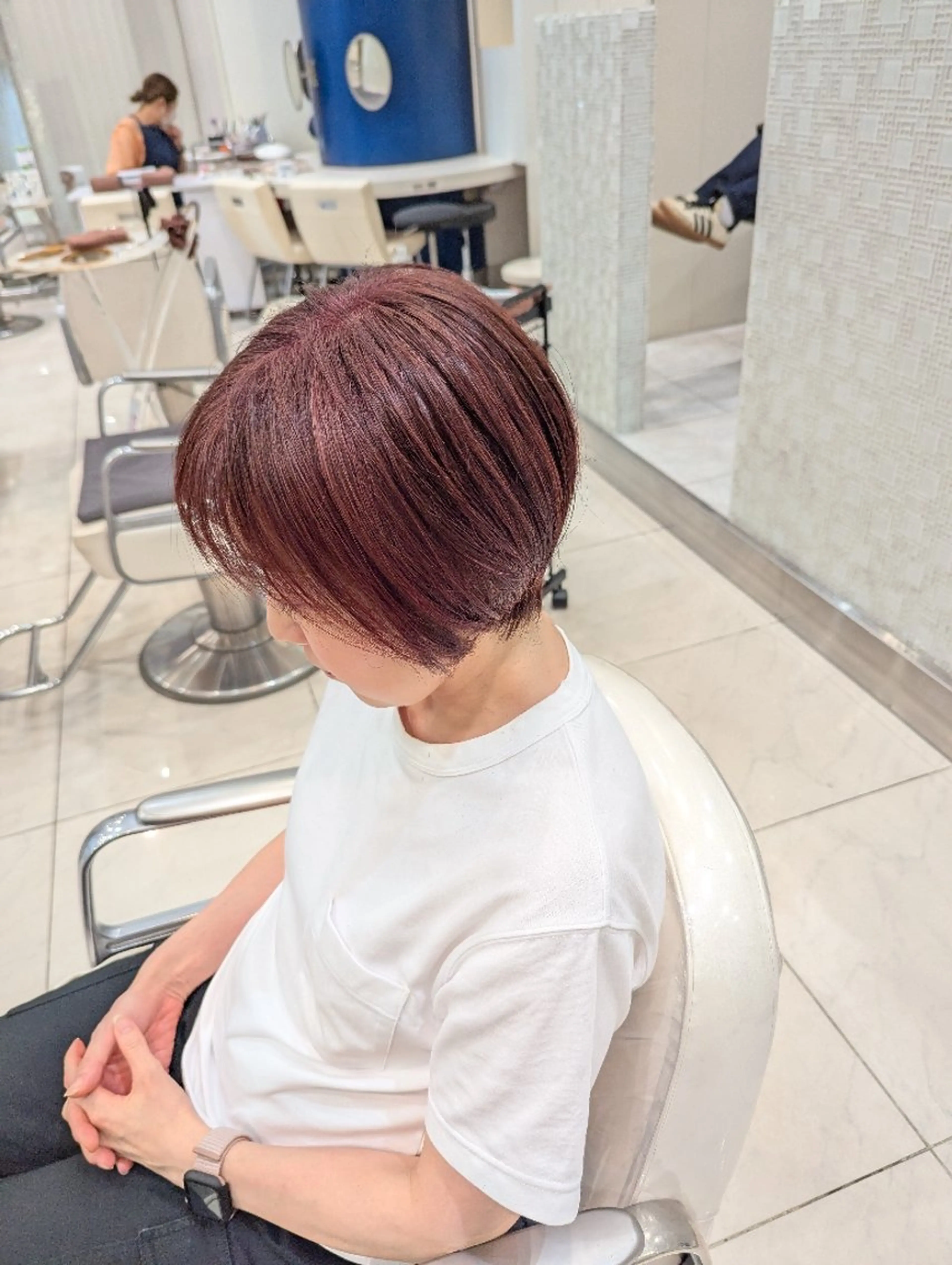 ショート カラー 髪質改善 カミムラのヘアスタイル