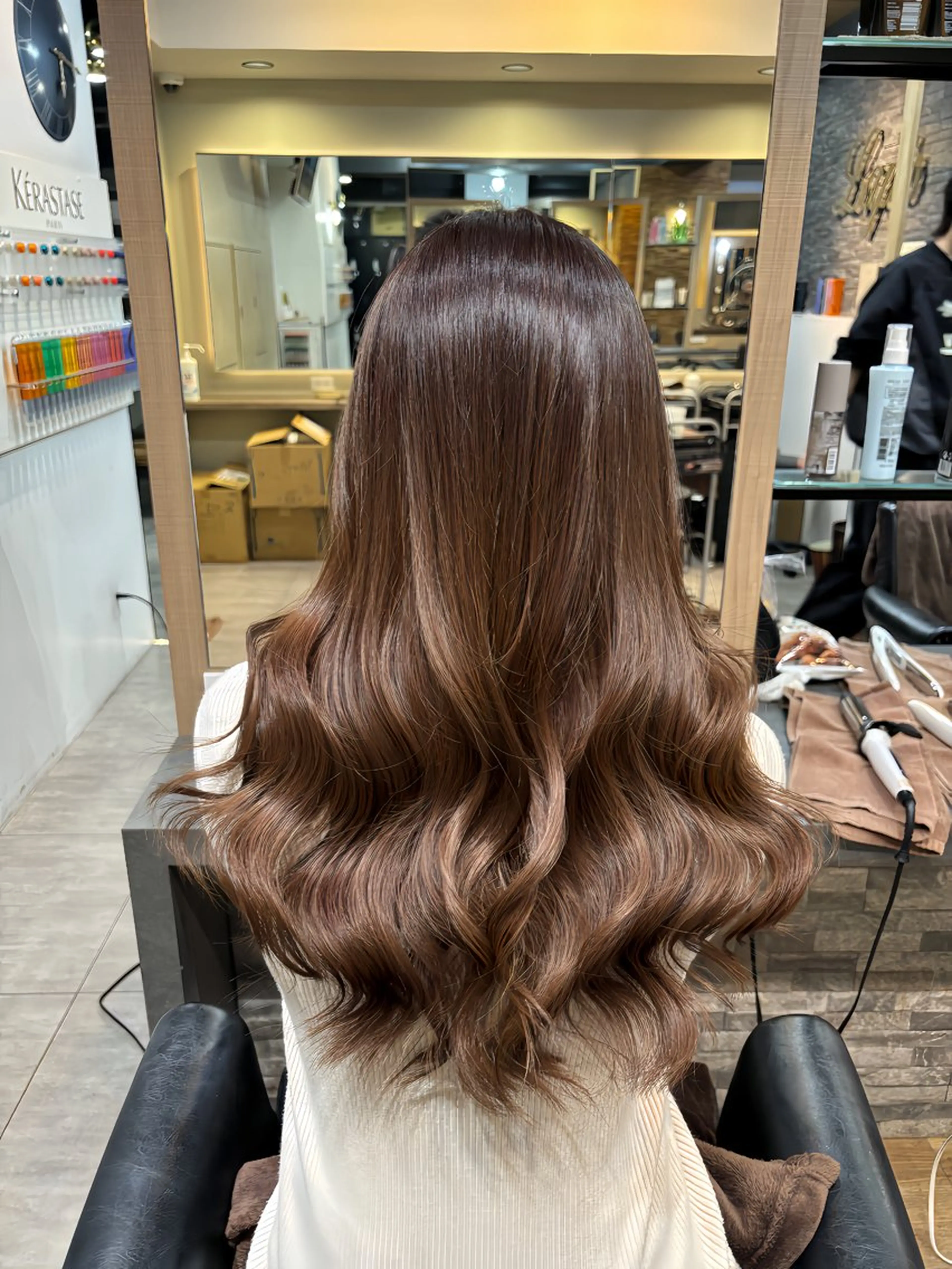 ロング シールエクステ エクステ エクステ/ハイトーン レイヤーHIROのヘアスタイル