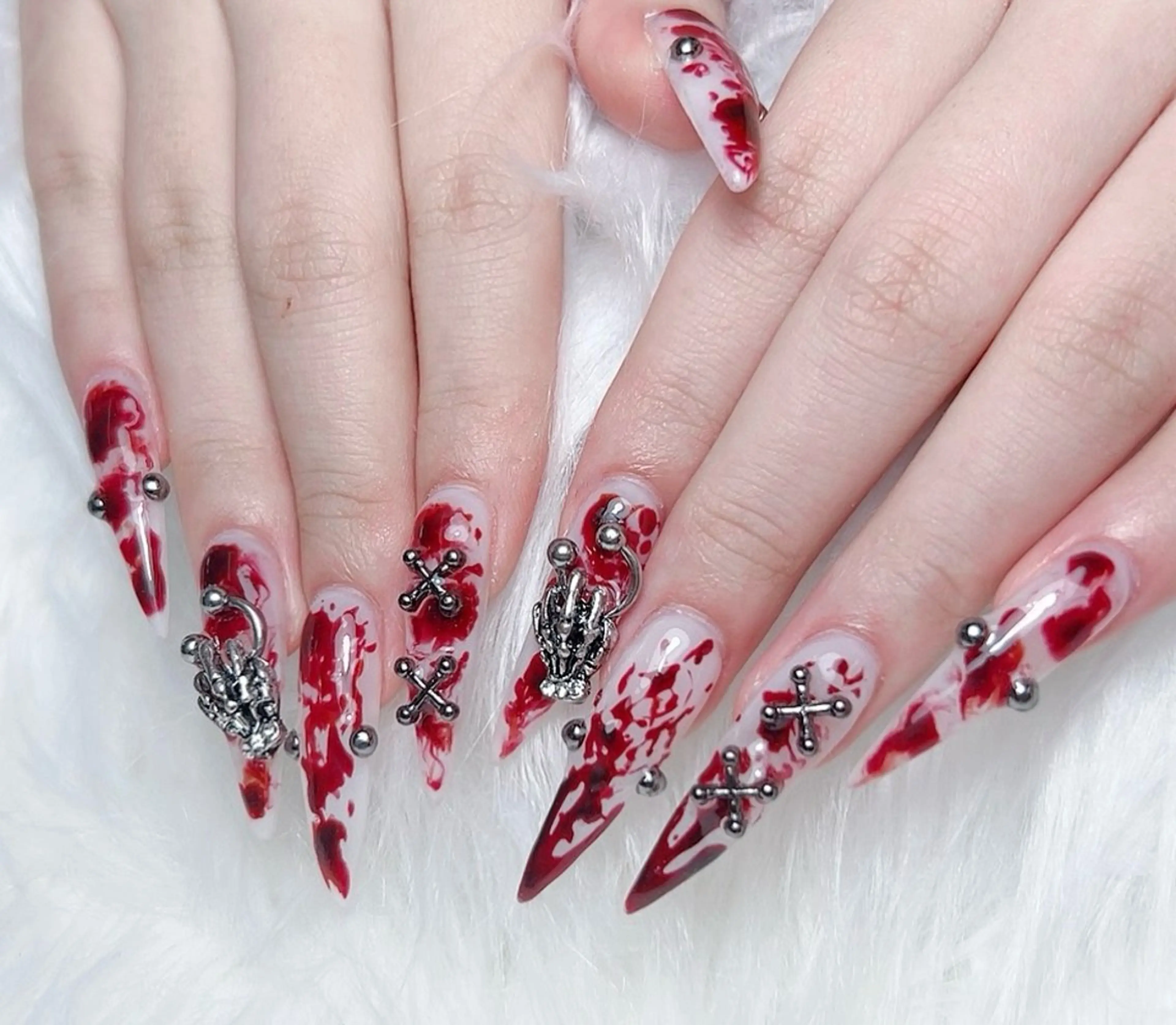 ネイル ハンドネイル M🌷nail 長さだし専門店のネイルデザイン