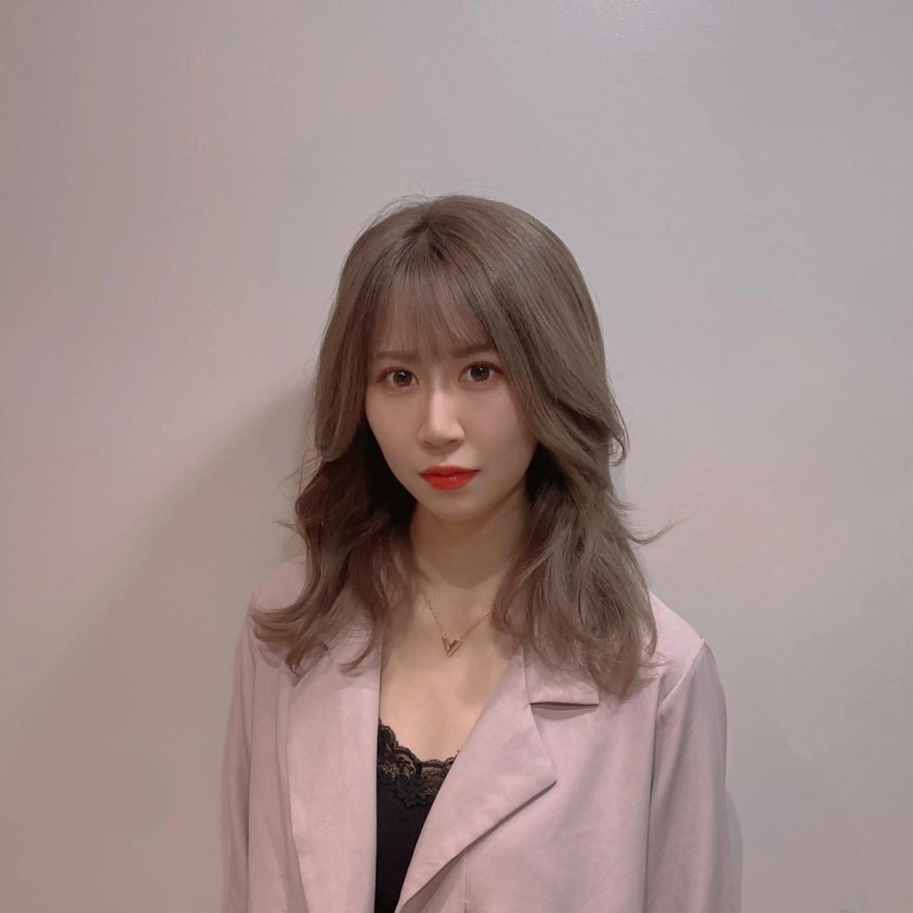 ミディアム カット ヘアカラー トリートメント La paix所属・パーソナルカラー lapiax阿部のヘアスタイル