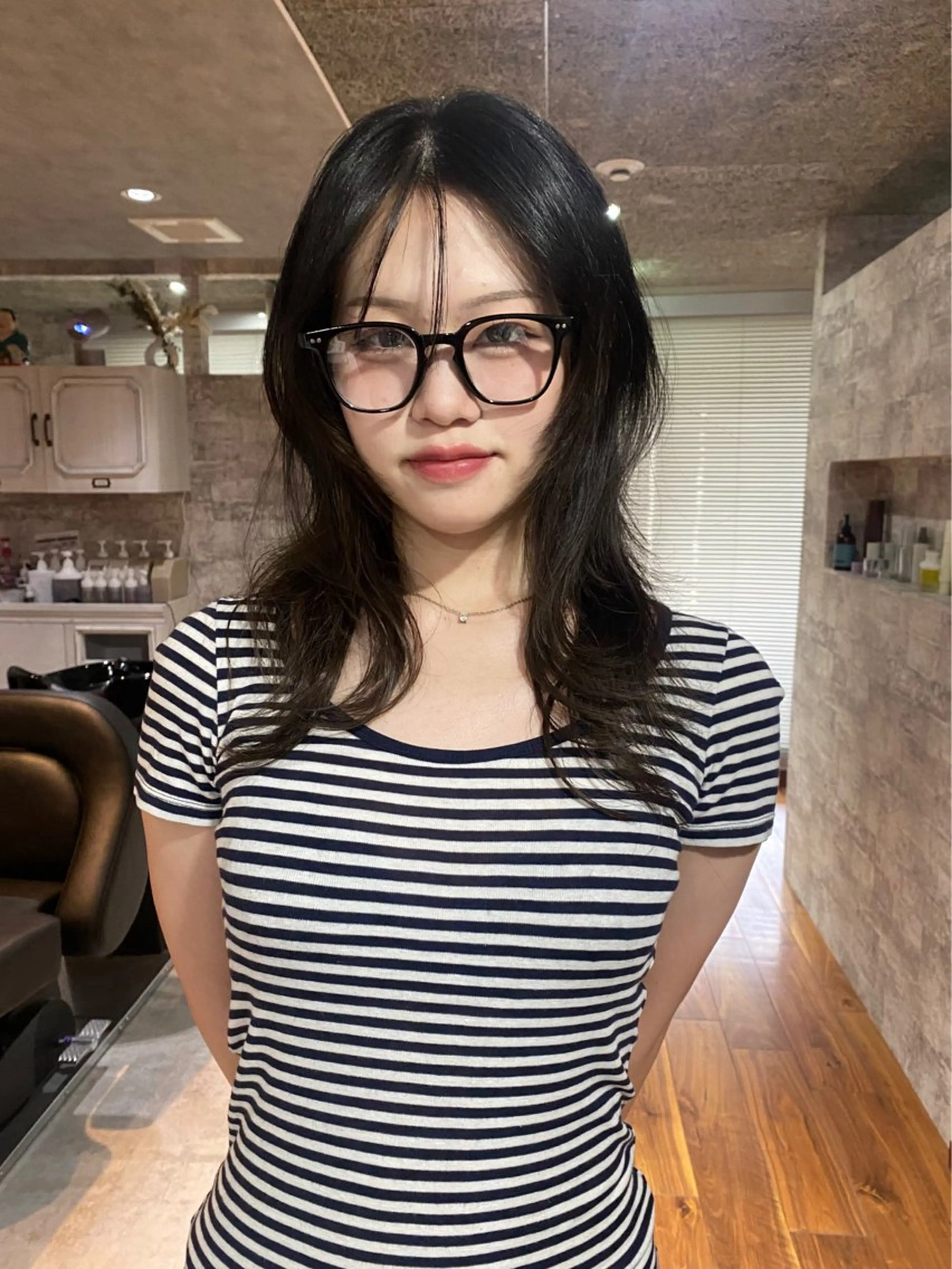 ロング カラー 似合わせカット カット ヘアカラー トリートメント mai / linoah˚✧のヘアスタイル