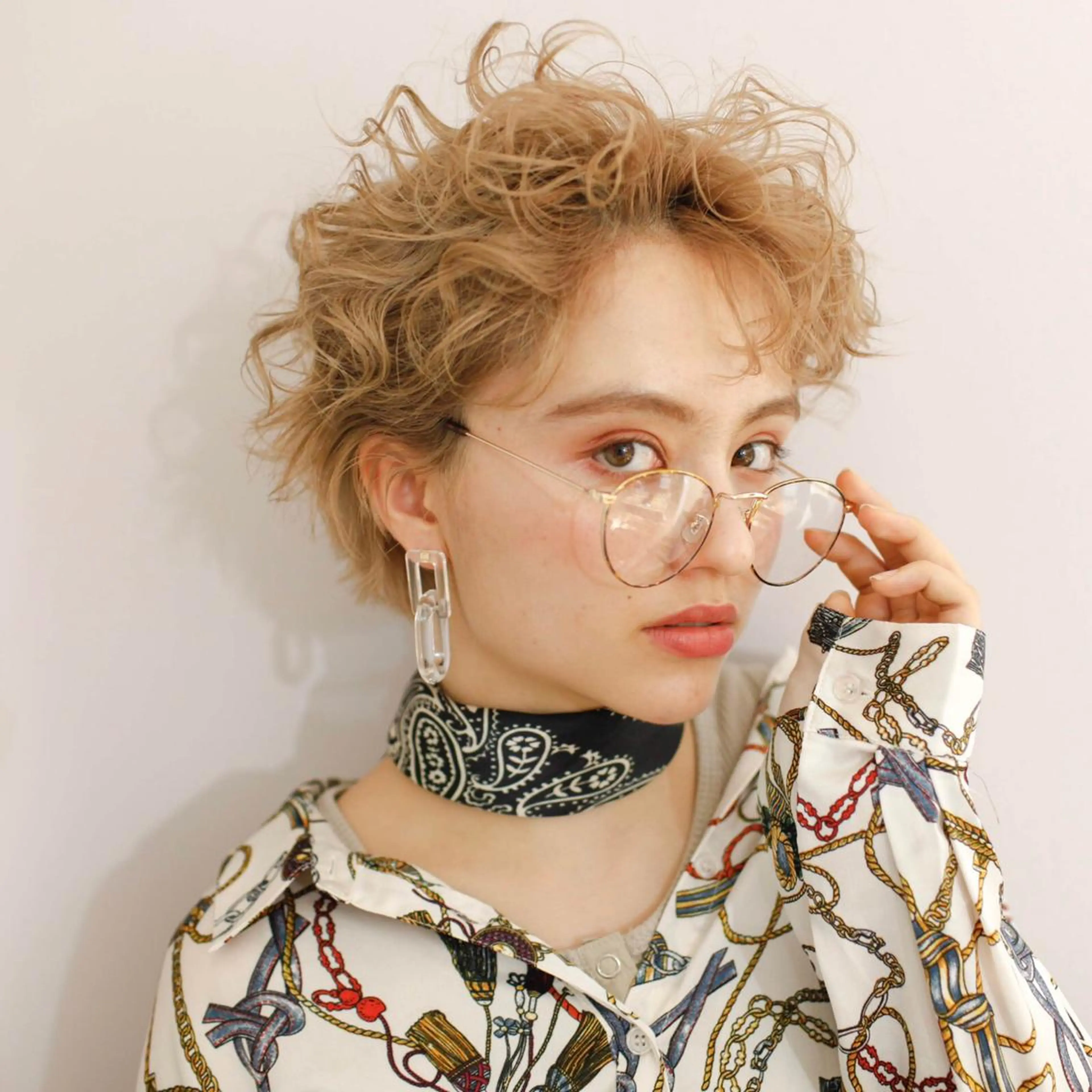 ショート カラー パーマ ヘアアレンジ メンズ キッズ ネイル マツエク・マツパ 横浜Bob美容師🤎 ERINAのヘアスタイル