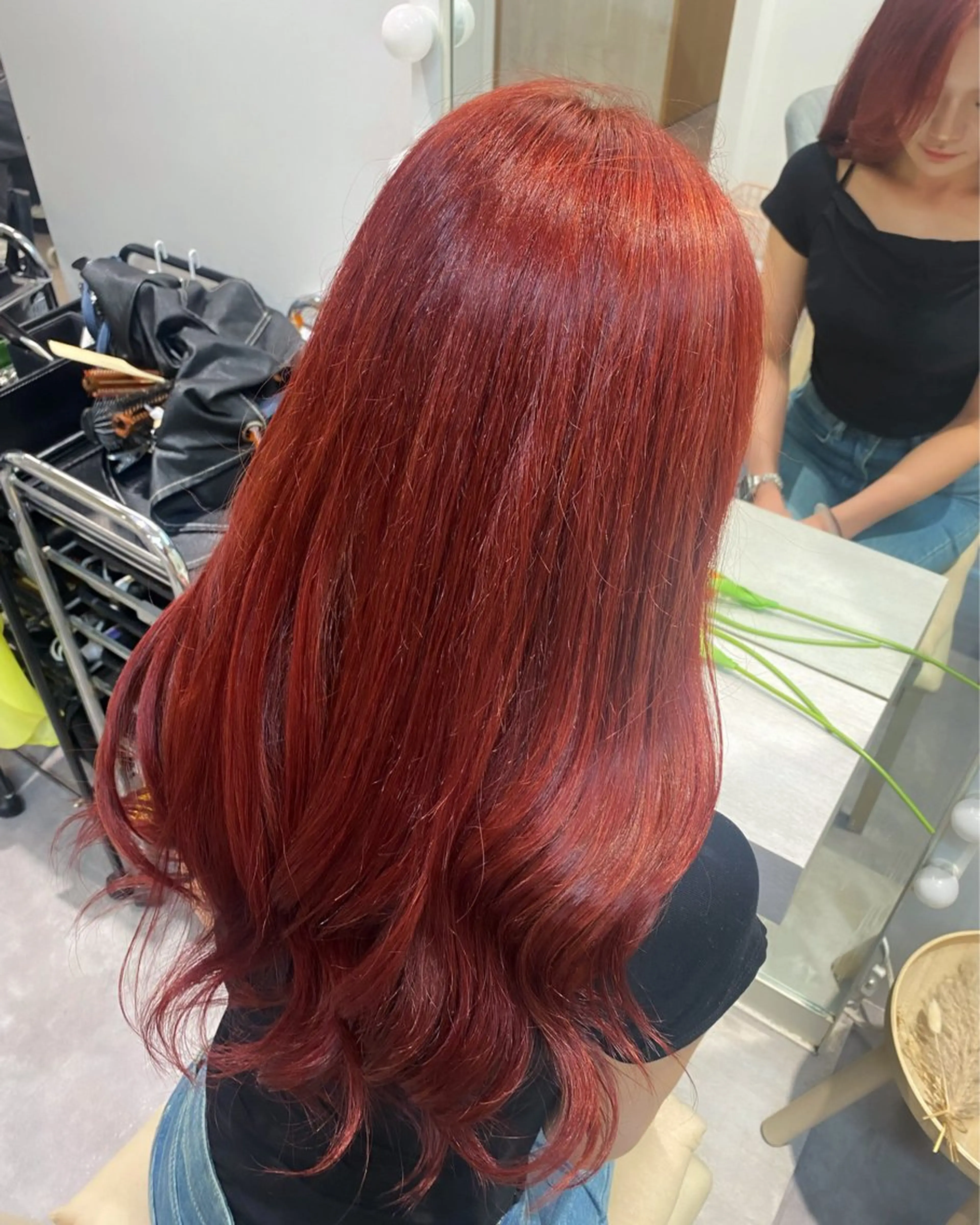 🎵ブリーチなしWカラー➕ヘアトリートメントの写真