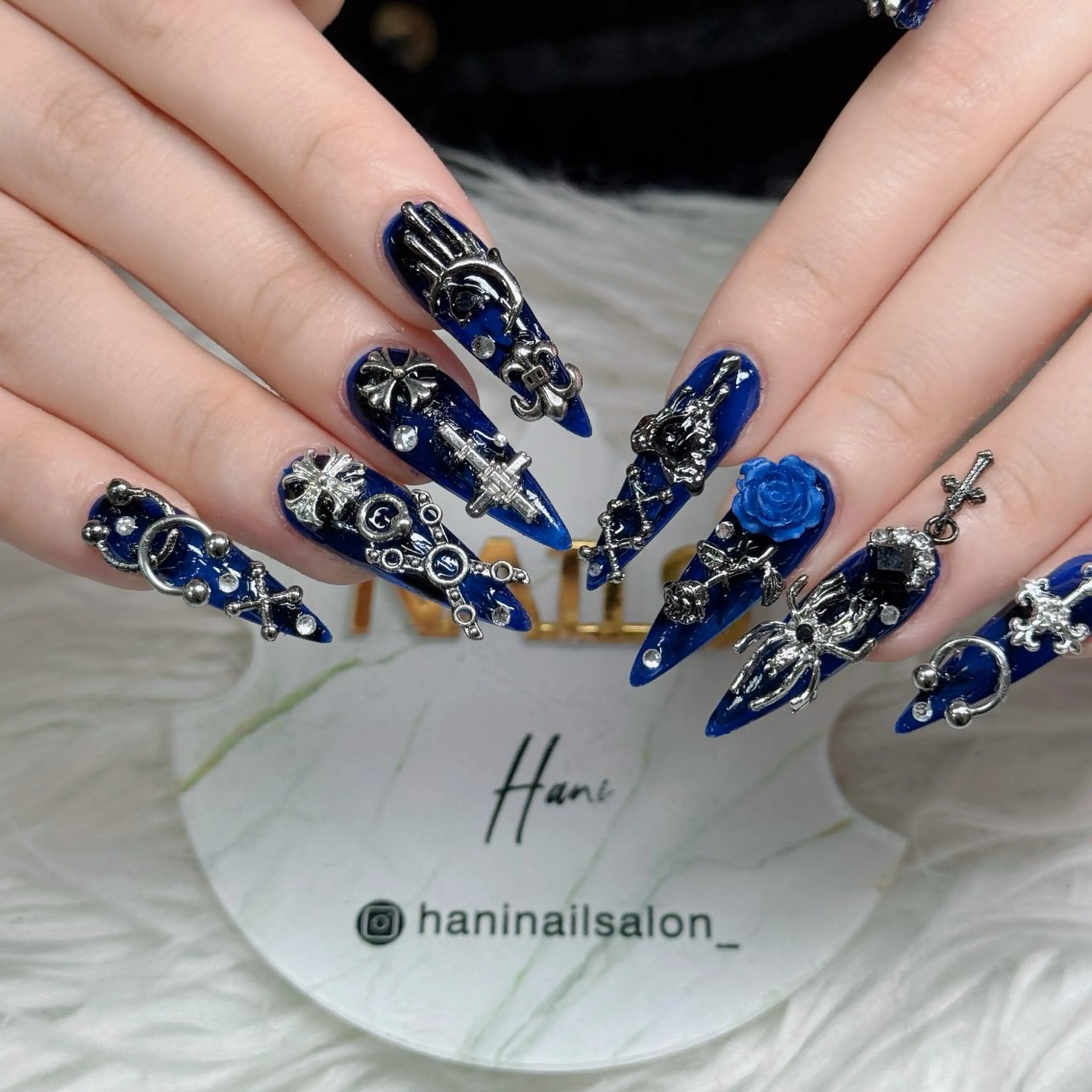 ネイル フットネイル フレンチネイル グラデーション 韓国ネイル ロングネイル ハンドネイル Hani Nail Salonのネイルデザイン