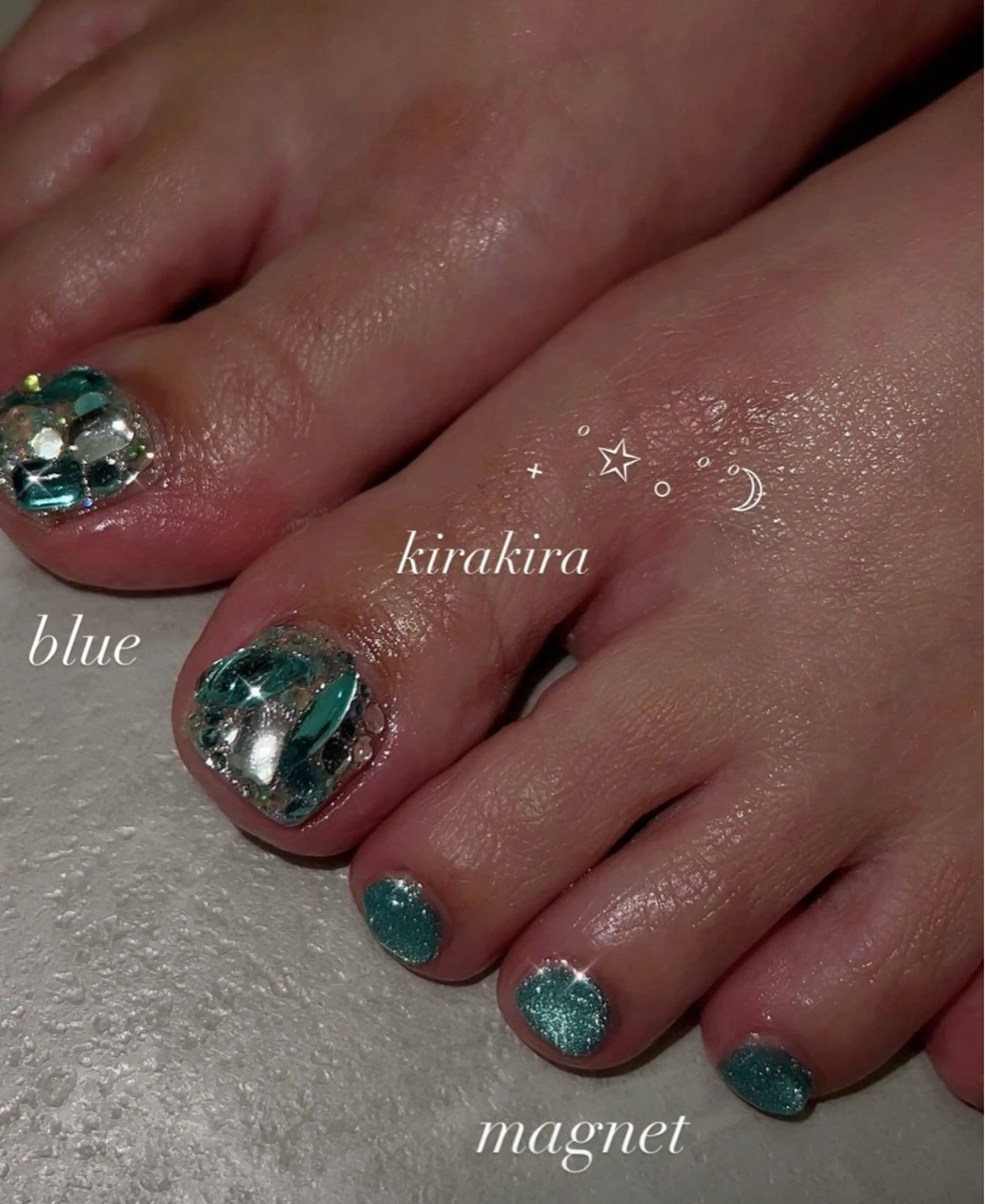 ネイル フットネイル Garnet nailのネイルデザイン