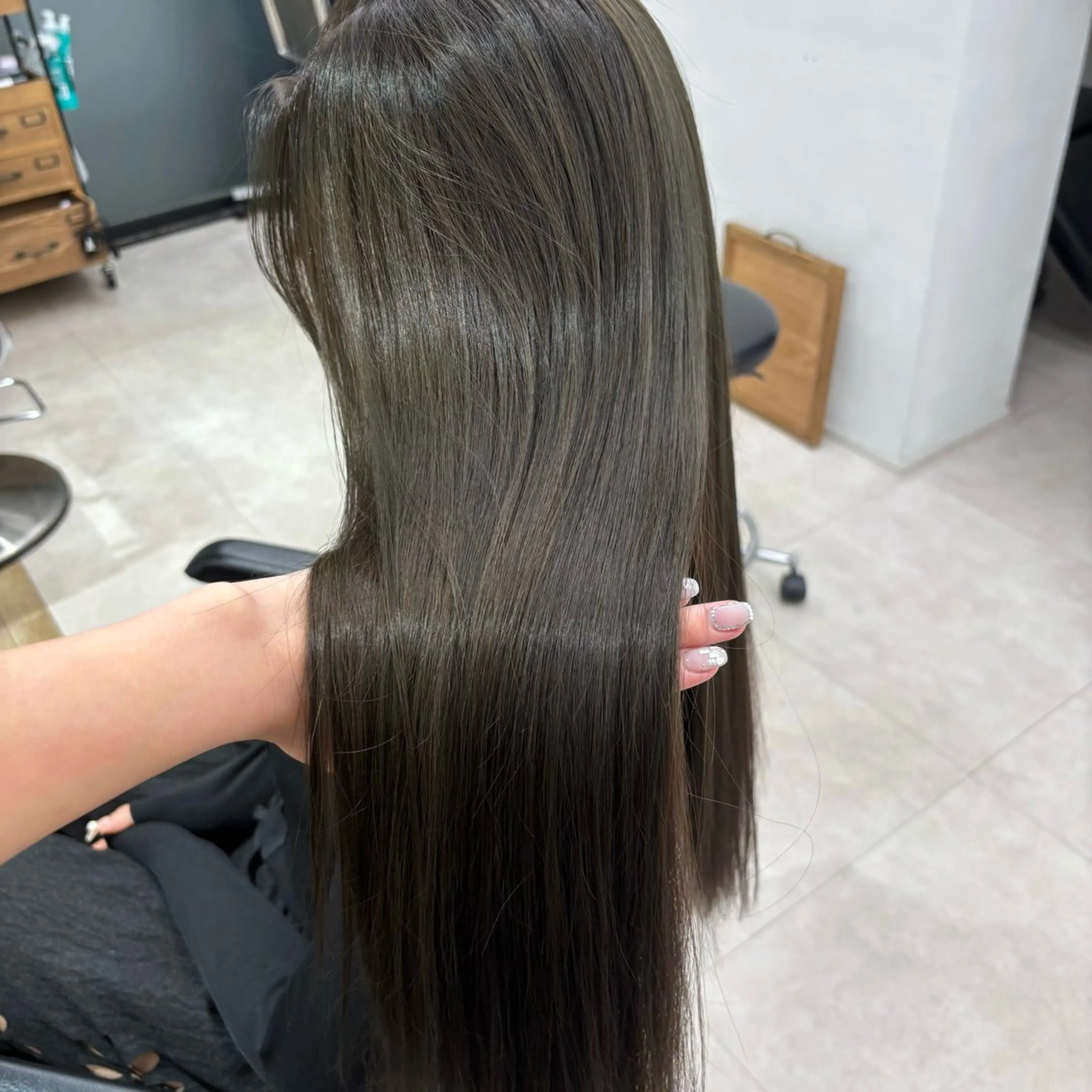 ロング ヘアカラー トリートメント まろやかカラー♡ momoka🌙のヘアスタイル