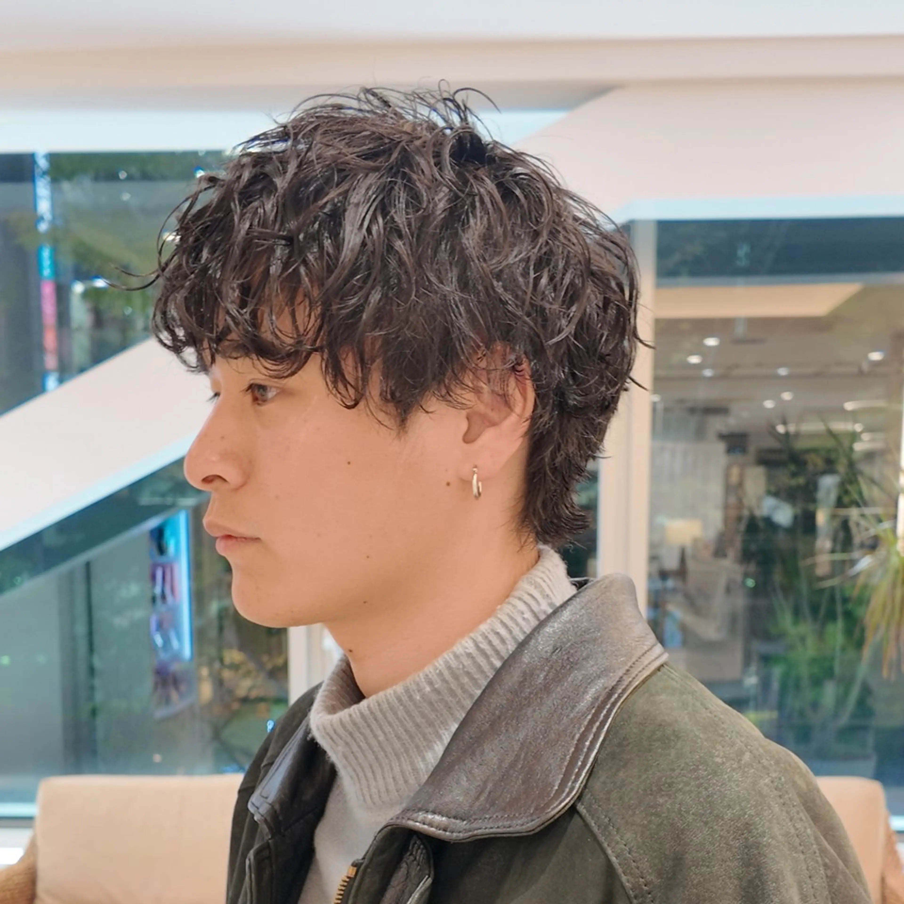 ショート パーマ メンズ SALOWIN名古屋Suite店所属・名古屋のメンズ特化 美容師/わたるのヘアスタイル