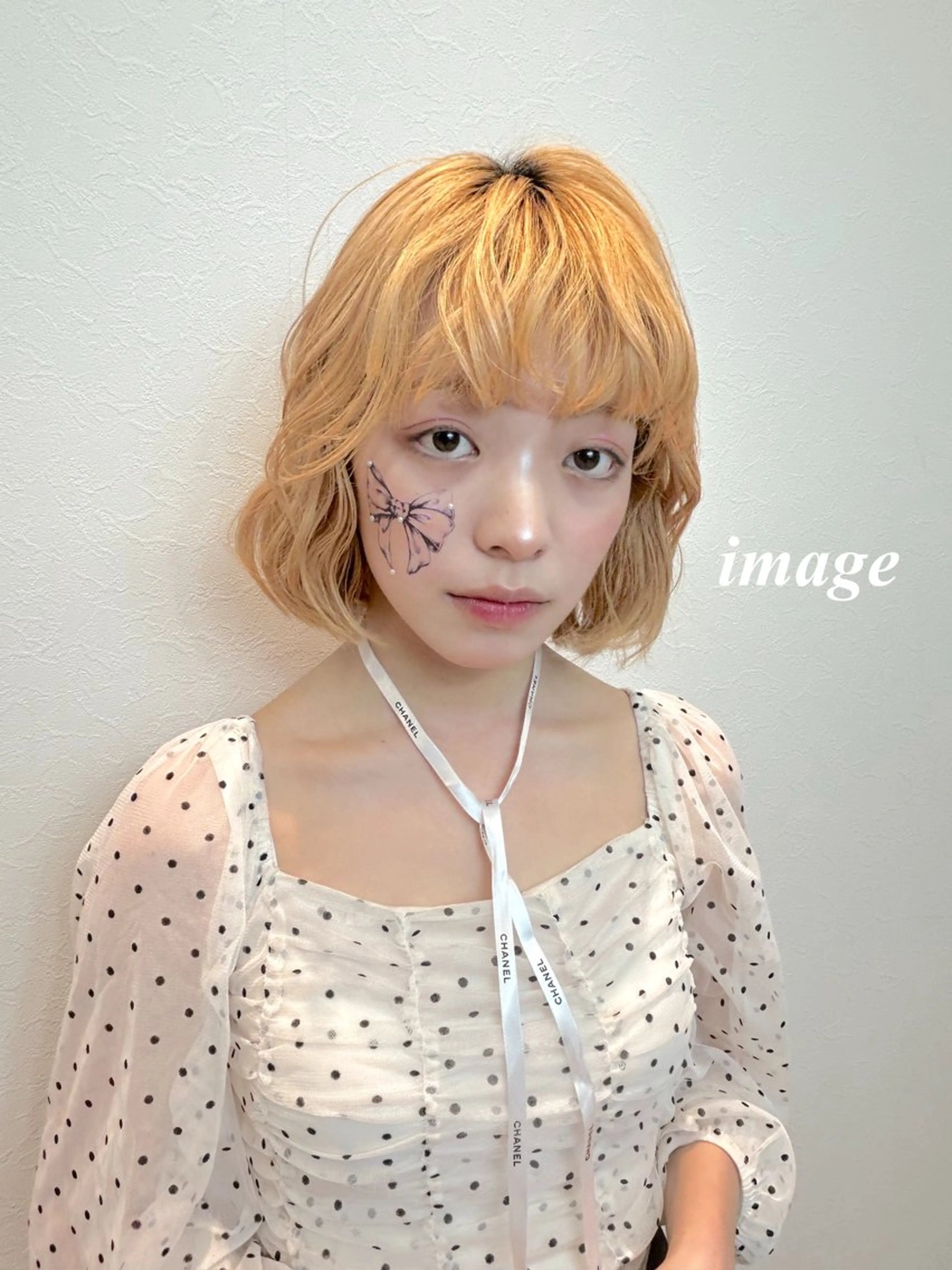 ミディアム カラー ピンクカラー🎀/ ミルクティー🍼花音のヘアスタイル