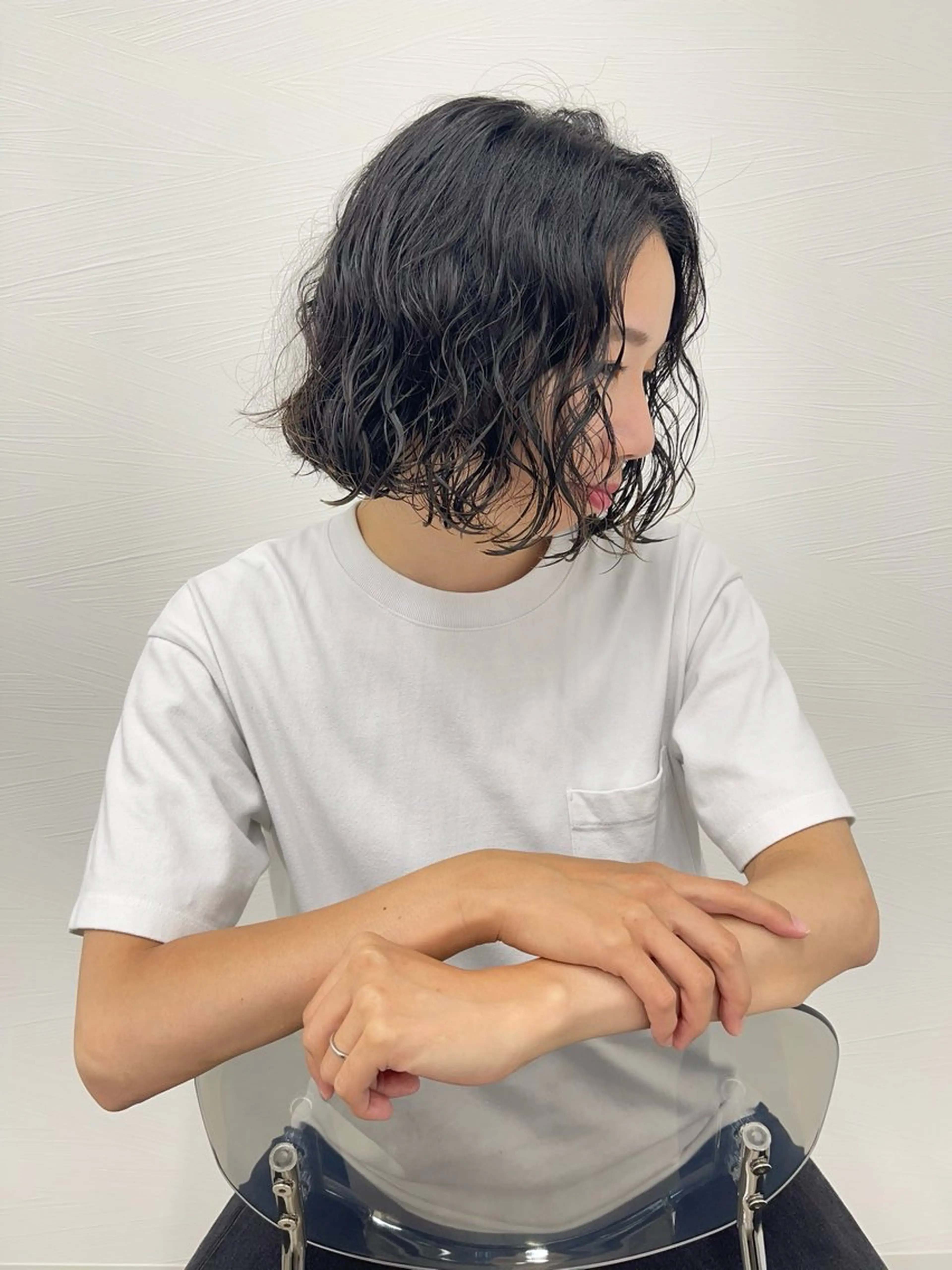 【パーマモニター/月3名迄】レディースカット+パーマ【レイヤー/ウルフ/BOB/すべての長さ◎】の写真