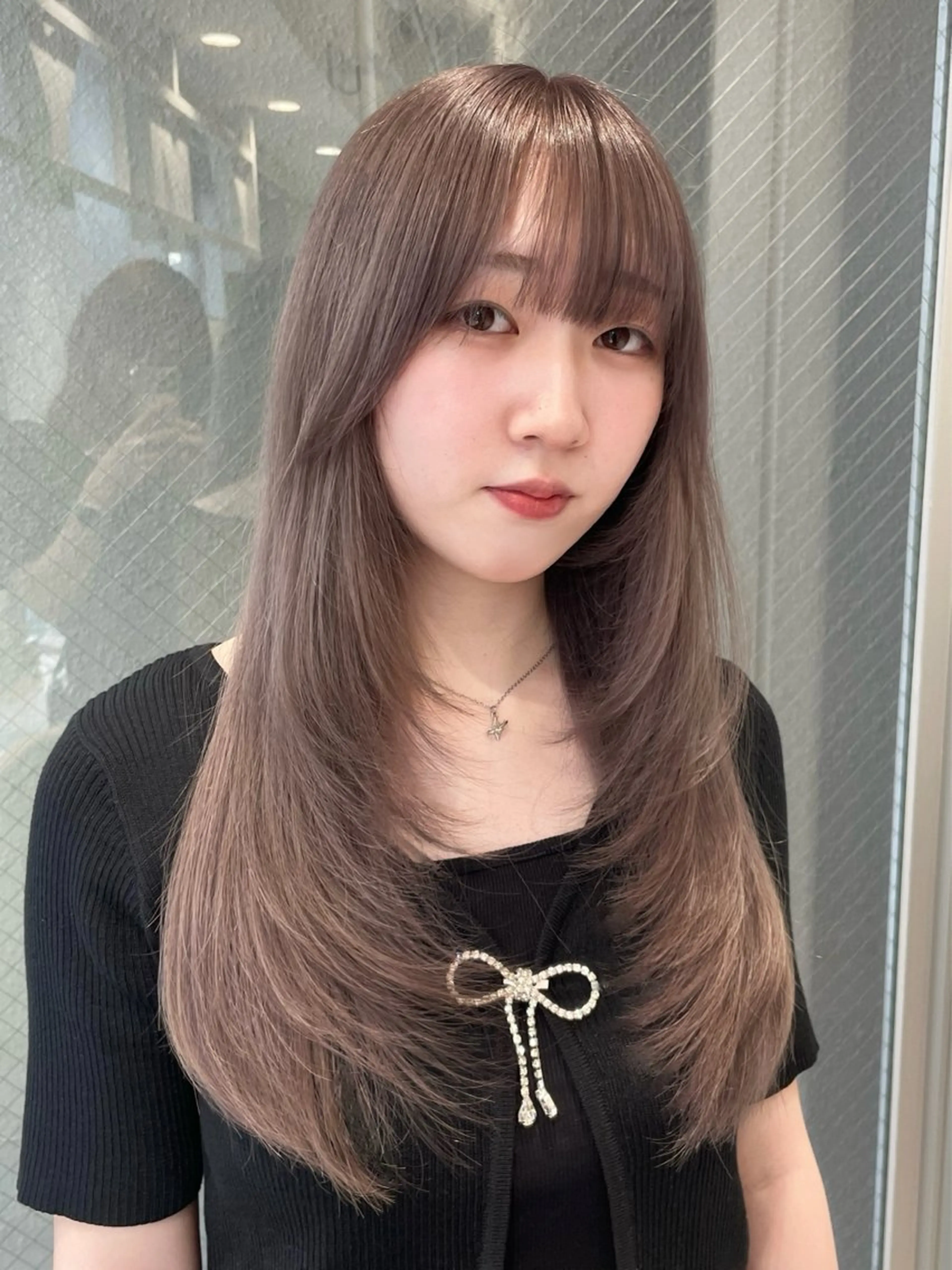 ロング カット レイヤーカット／ ハッシュカット/果恋のヘアスタイル