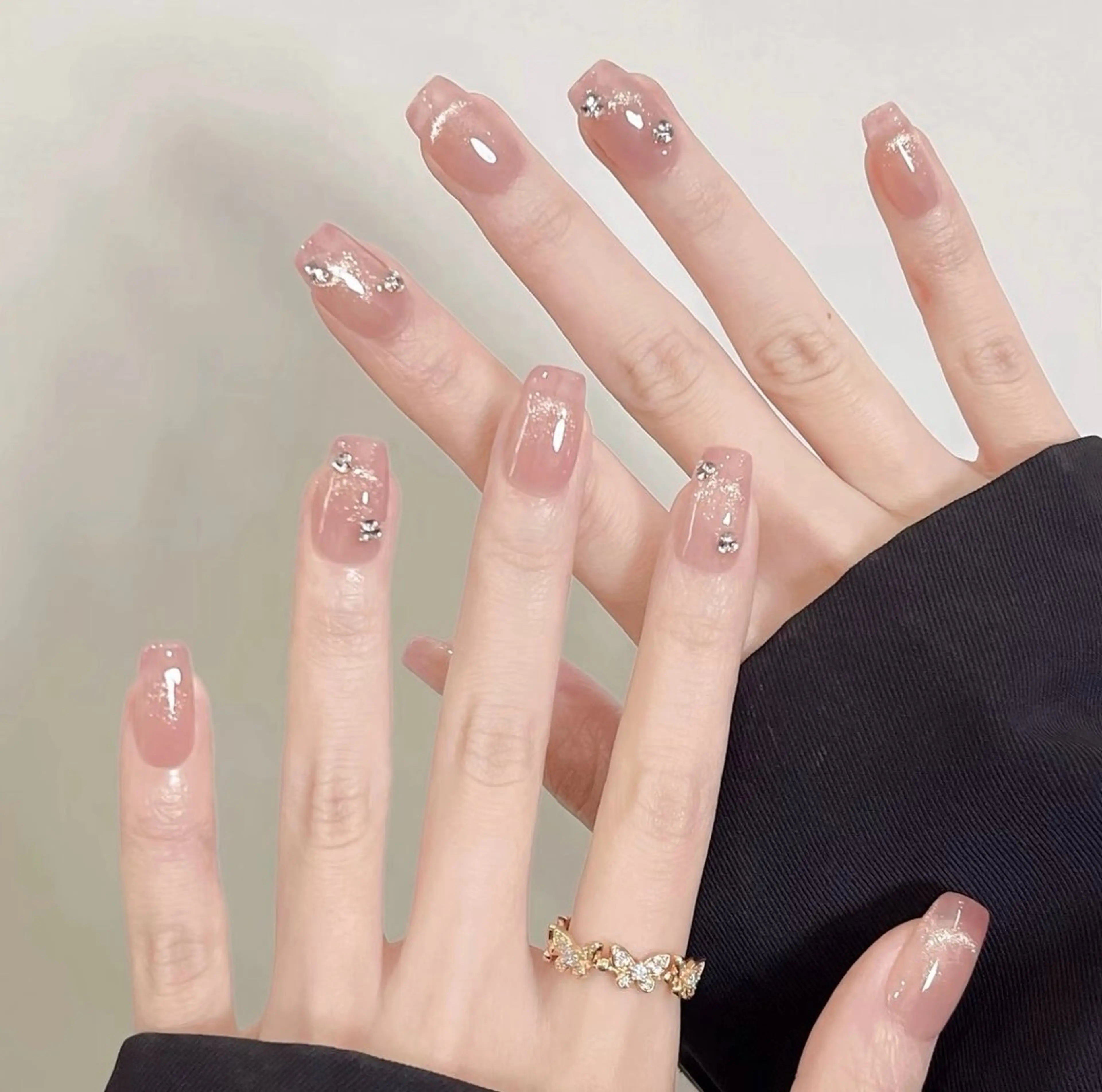 ネイル チークネイル フラワーネイル ガーリー 韓国ネイル マグネットネイル SunNail池袋駅 ワンホンネイルのネイルデザイン