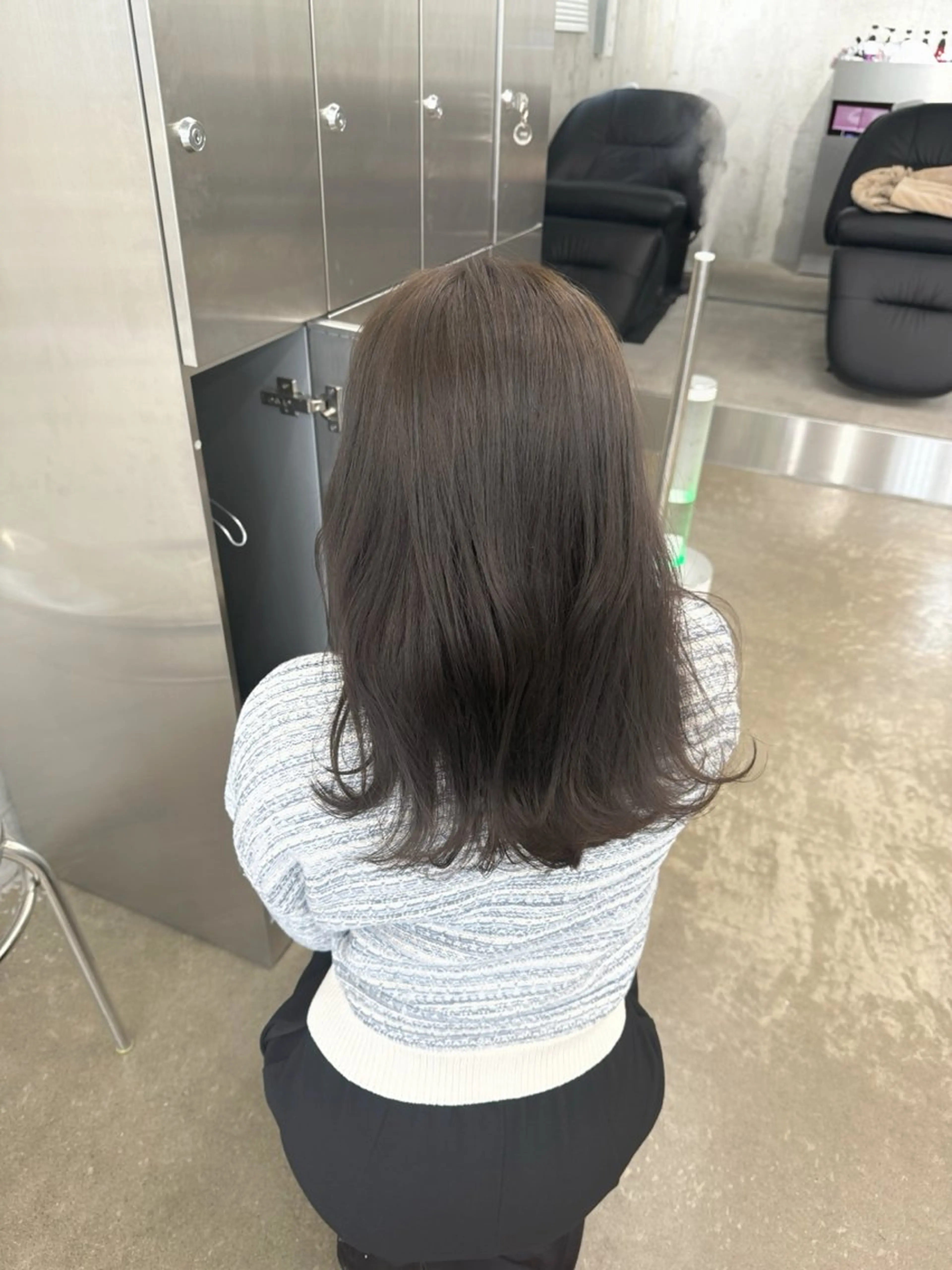 ミディアム カラー グレージュ オリーブグレージュ オリーブグレー カット ヘアカラー トリートメント 高橋大樹/グレージュ 透明感/髪質改善のヘアスタイル