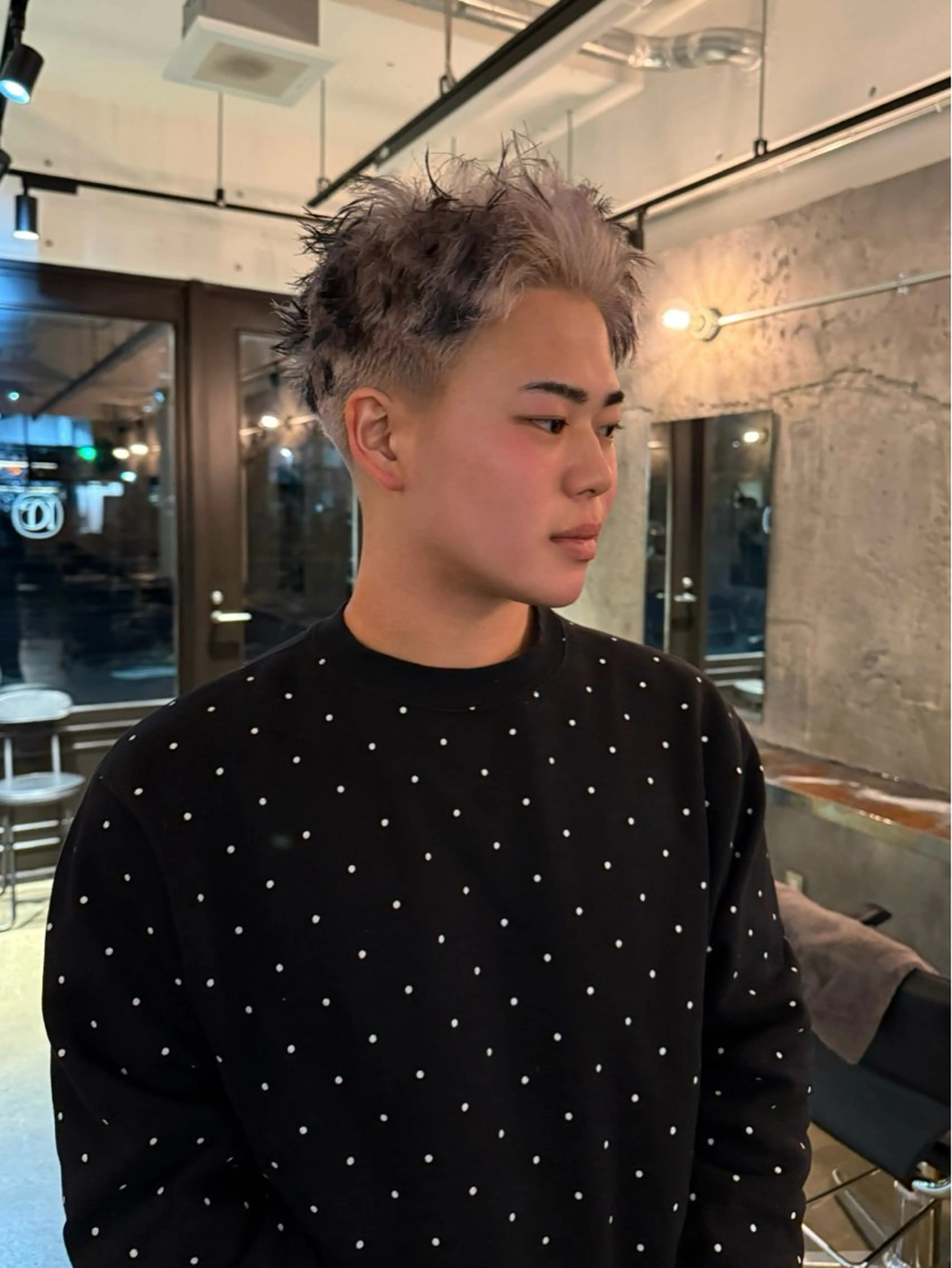 カラー メンズ デザインカラー ヘアカラー KAHO ☆のヘアスタイル