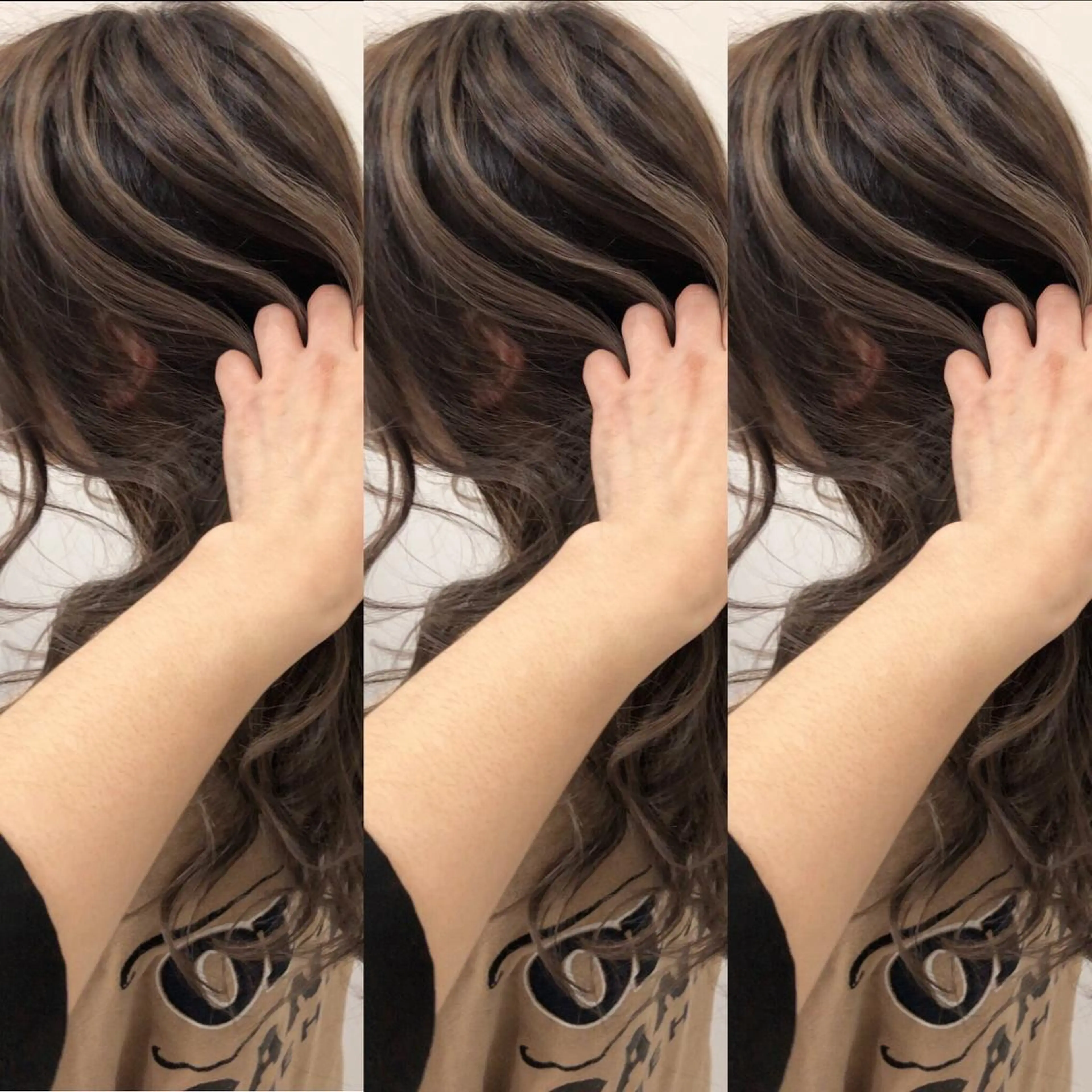 セミロング レイヤーカット 得能 雅人のヘアスタイル