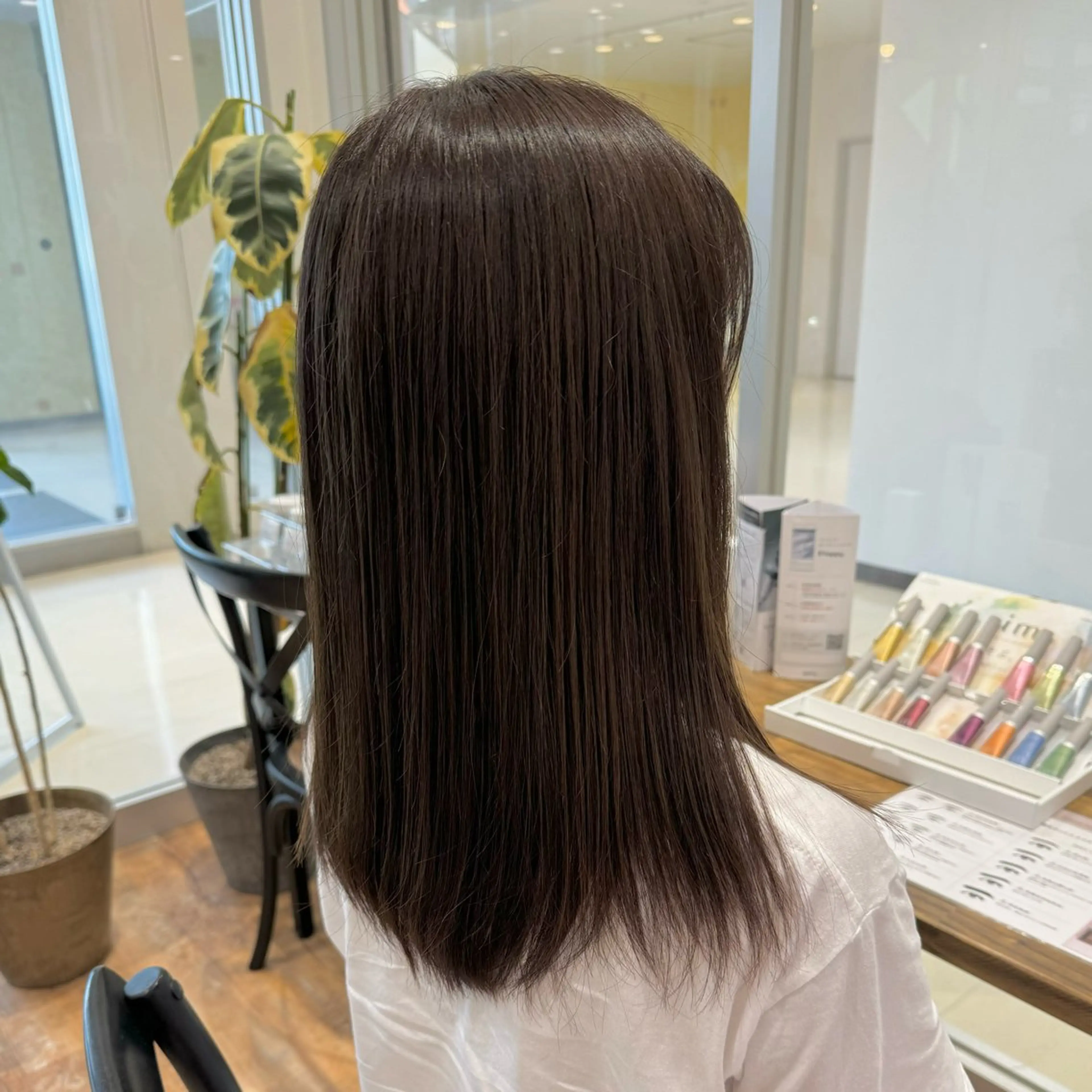 セミロング ヘアカラー 透明感/オリーブ /わがつまこうすけのヘアスタイル