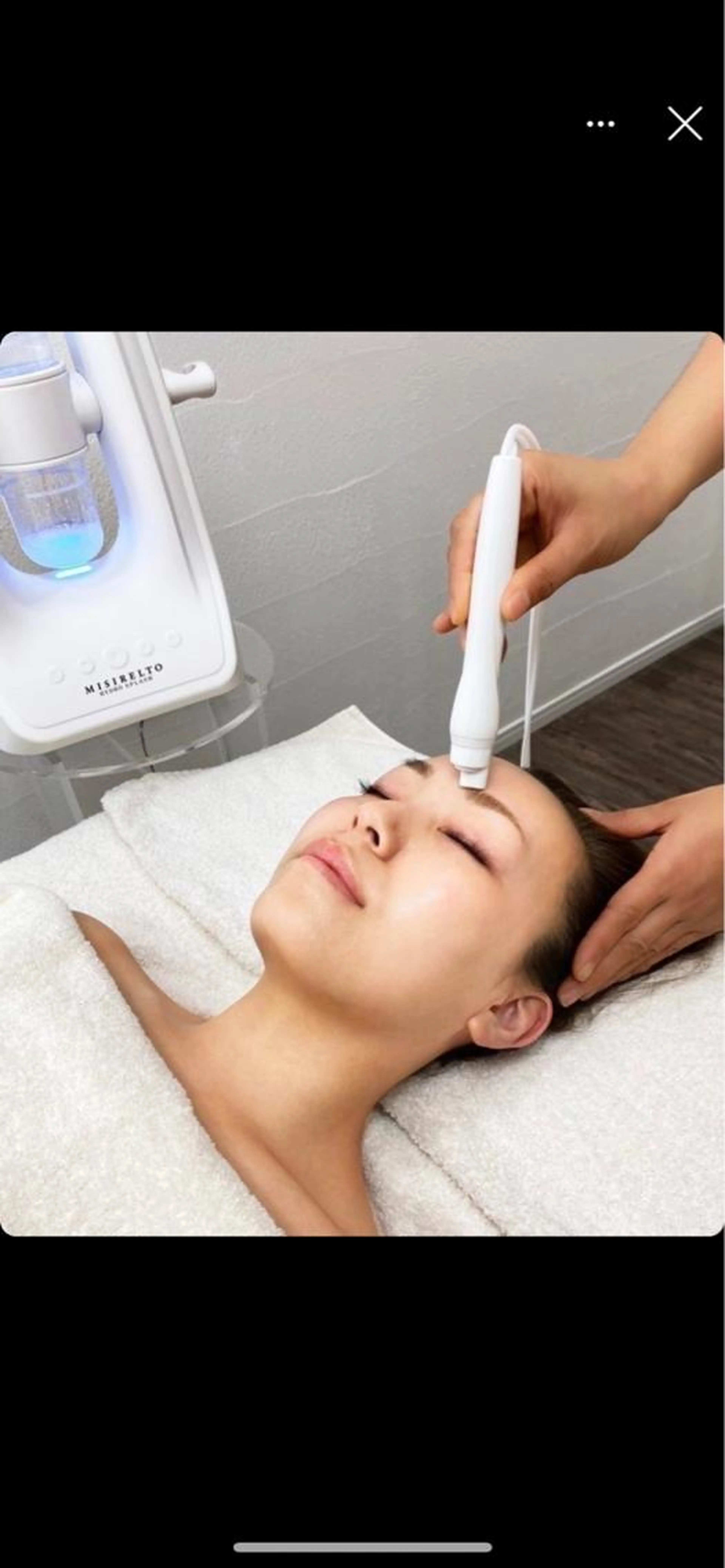 毛穴洗浄フェイシャル＋肌別パック＋EMS導入（デコルテマッサージ付）🌼の写真