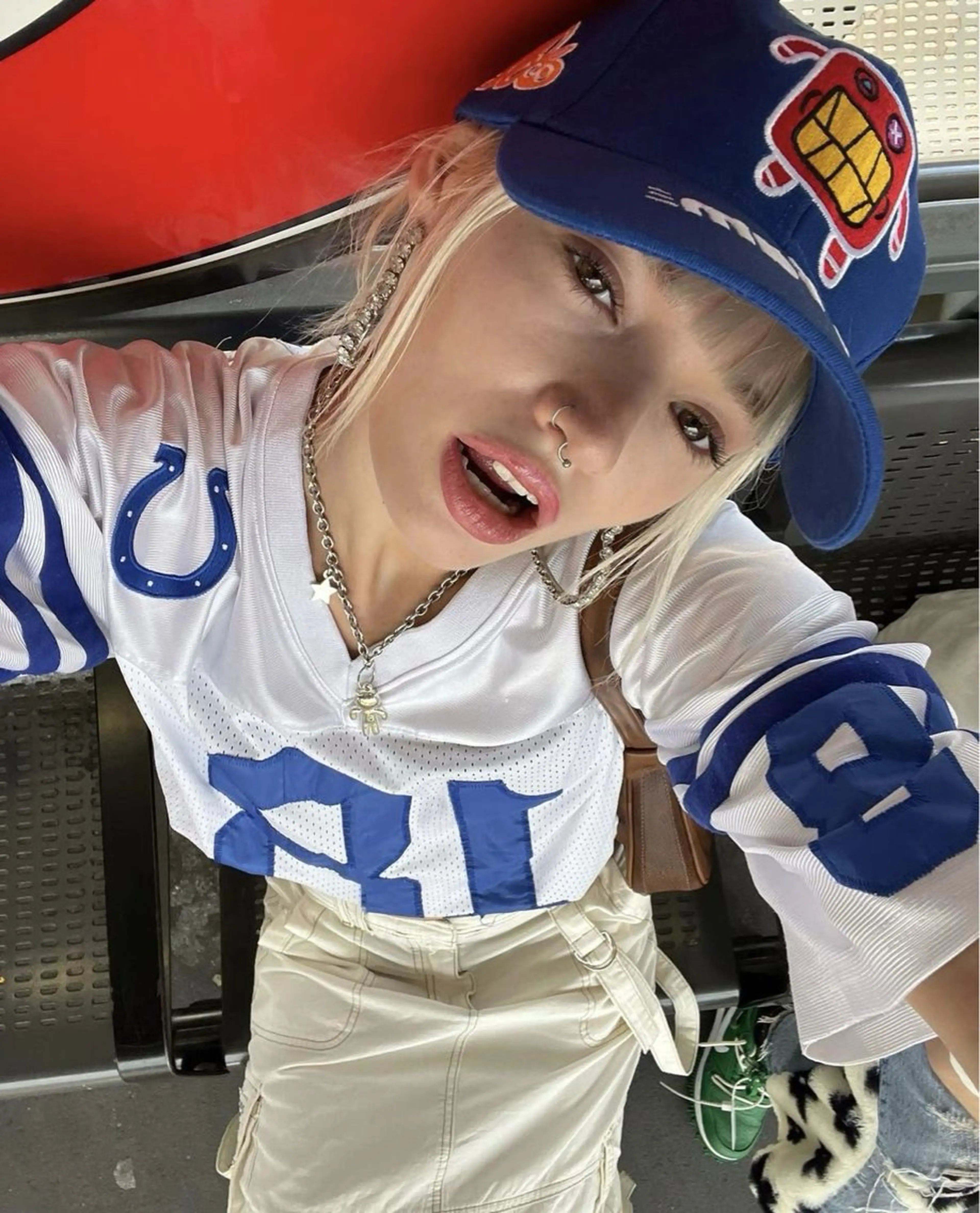 ロング ヘアカラー トリートメント 艶髪ハイトーンカラー 渋谷🎀ririkaのヘアスタイル