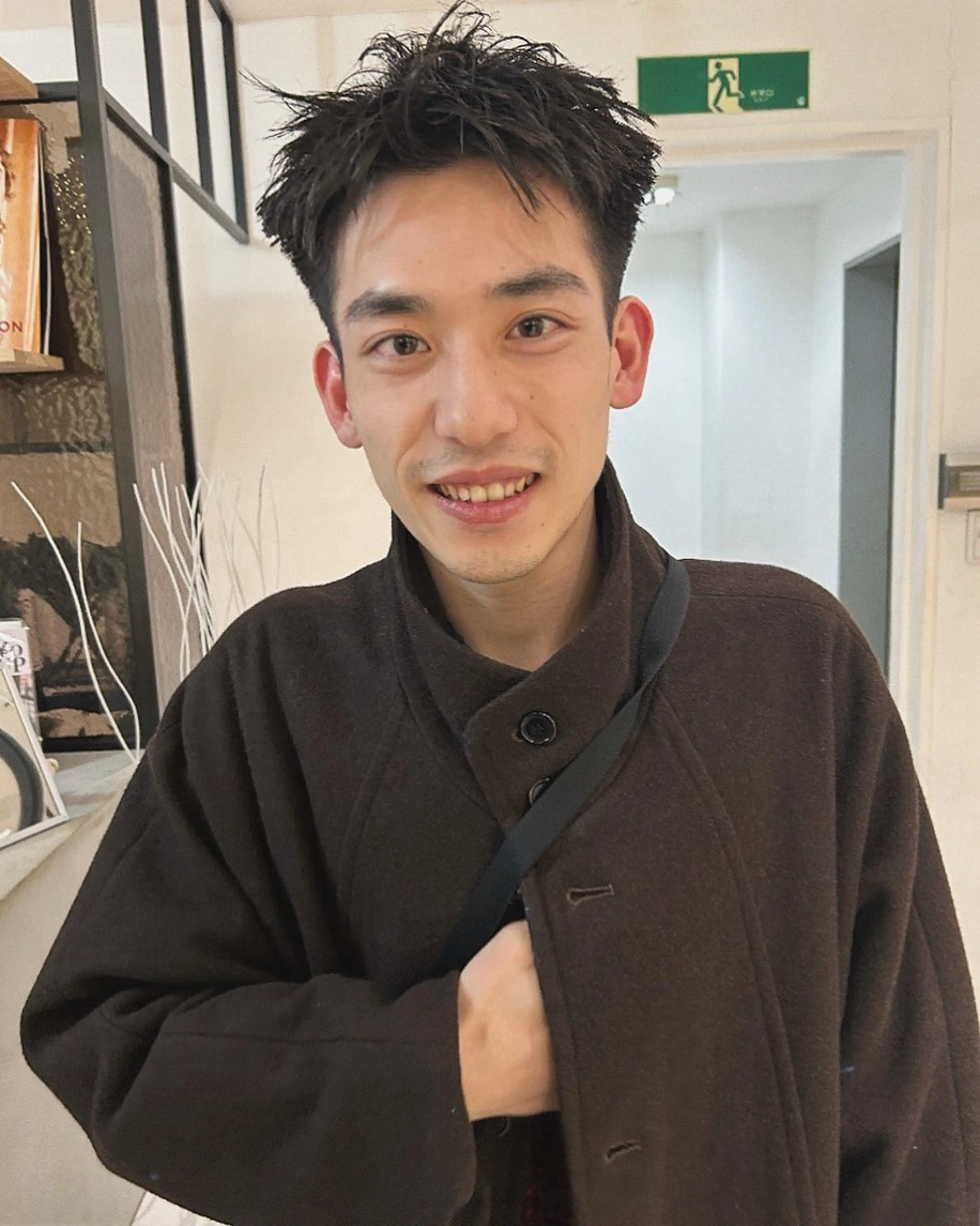 ショート メンズ カット トリートメント Loom.所属・村上雅人 ナチュラルモードのヘアスタイル