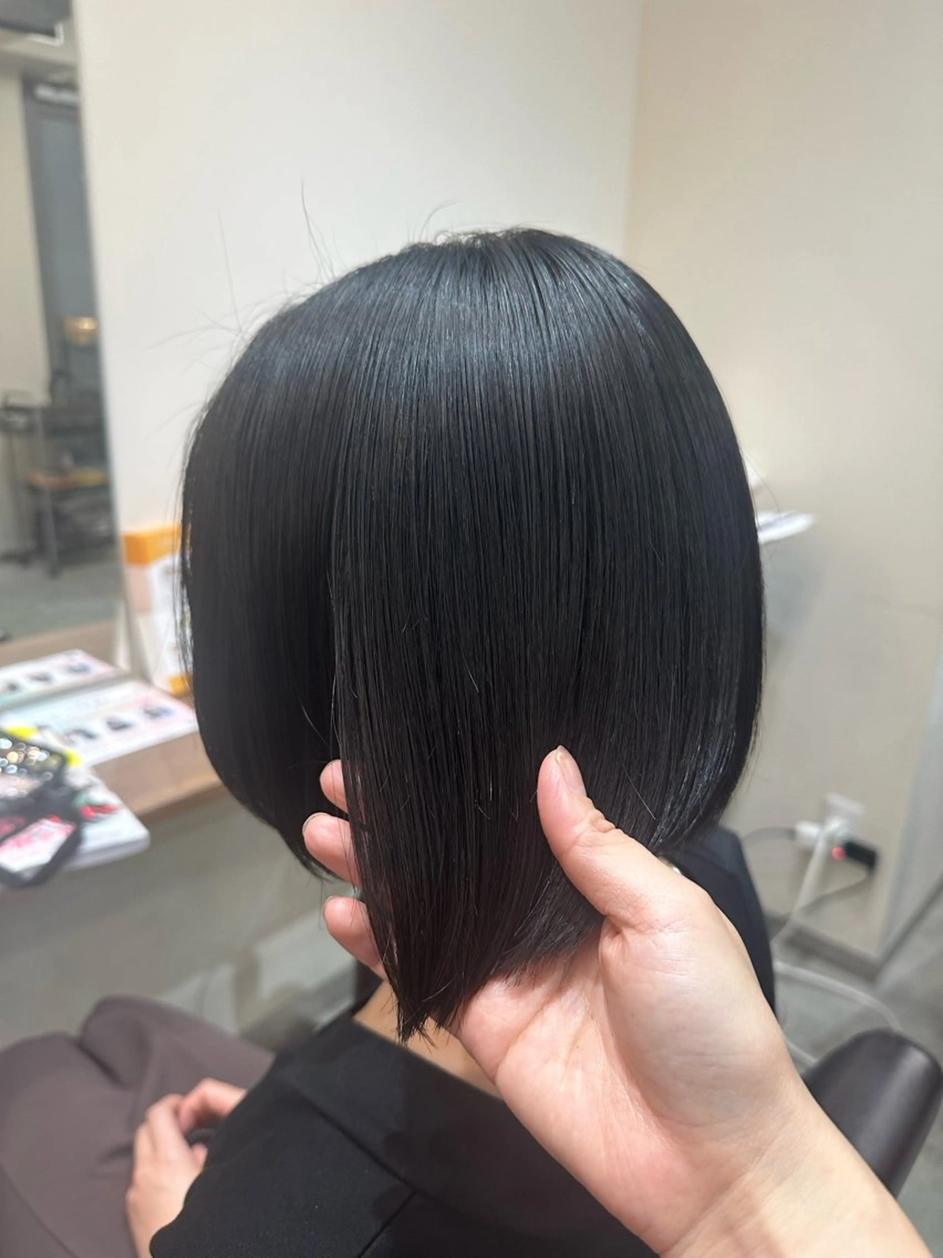 ショート ボブ 縮毛矯正+モテカラー 🎀✨mihoのヘアスタイル