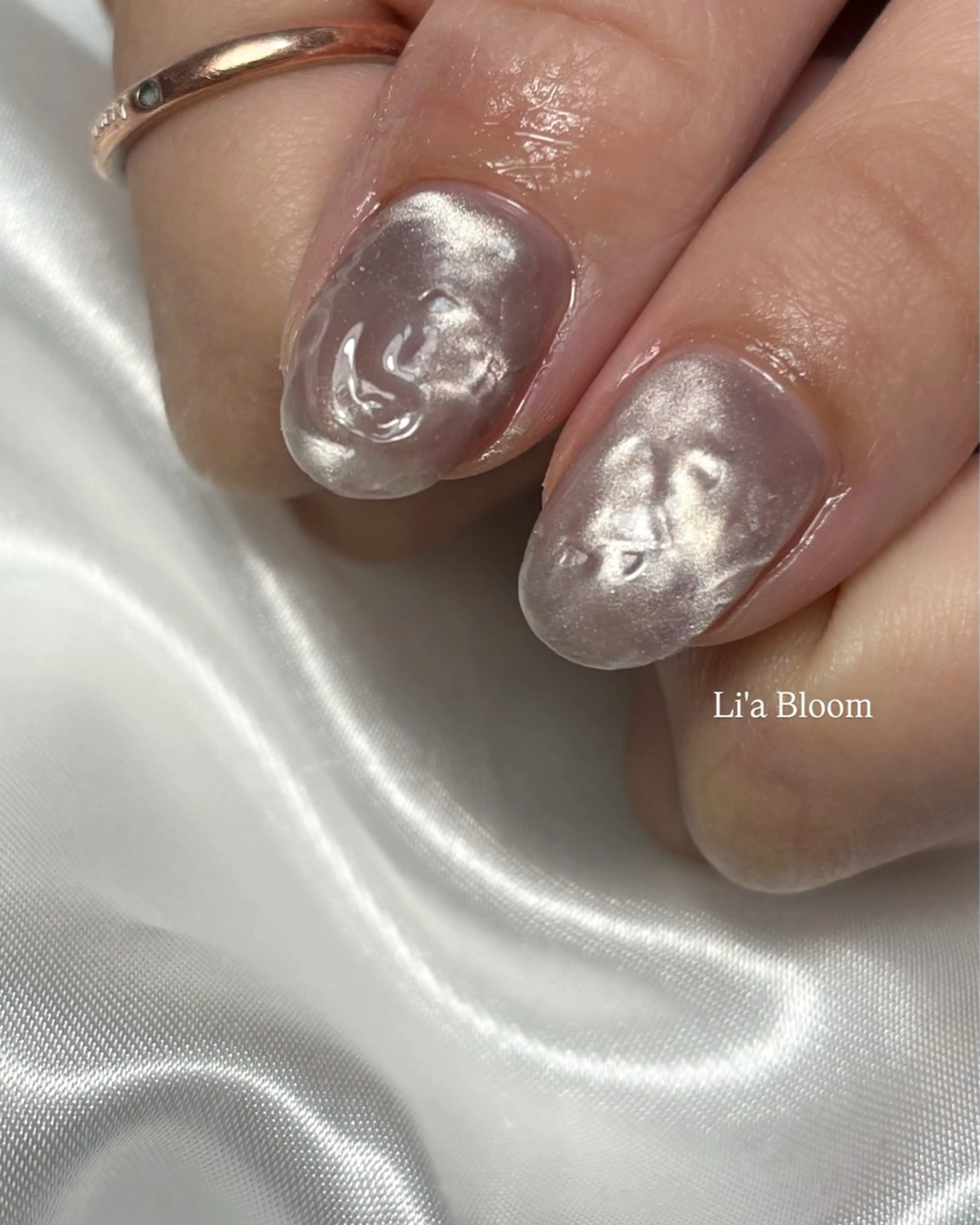 ネイル ハンドネイル Li'a Bloom所属・🦋🤍 madoka🤍のネイルデザイン