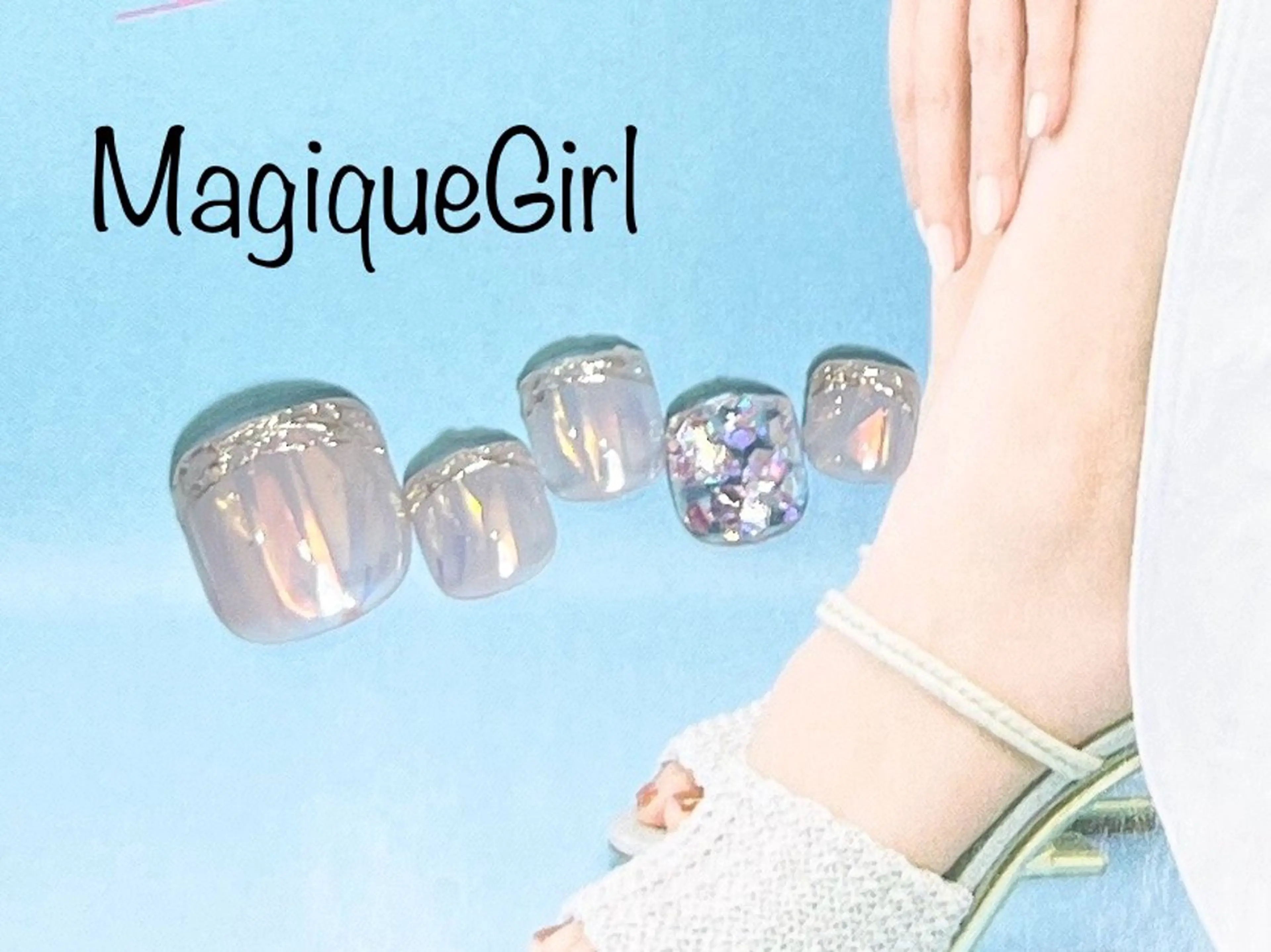 ネイル アートネイル フットネイル ワンカラーネイル ハンドネイル Magique パリ 専門店🎀のネイルデザイン