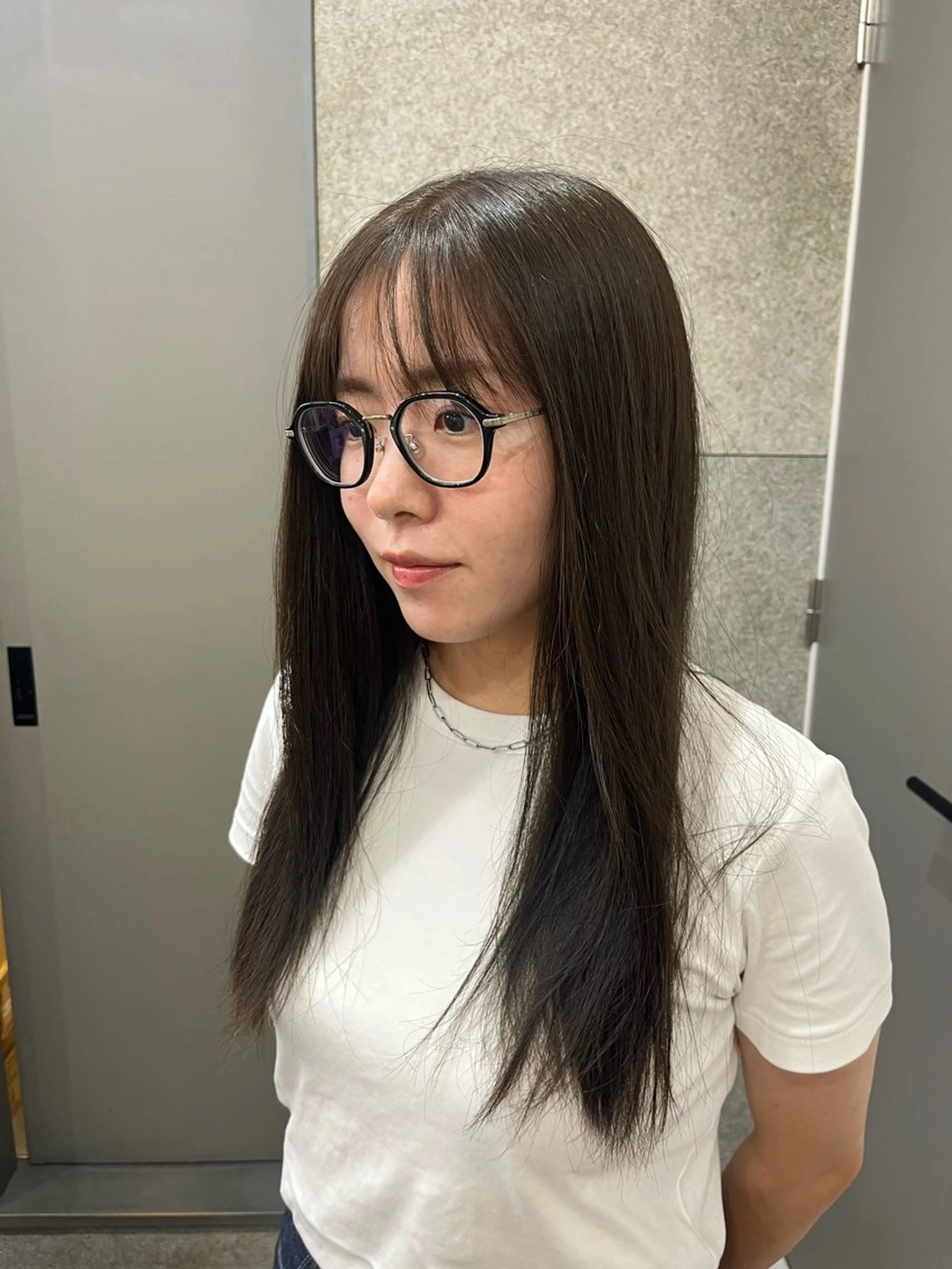 ロング ヘアカラー riko／ SYS by fitのヘアスタイル