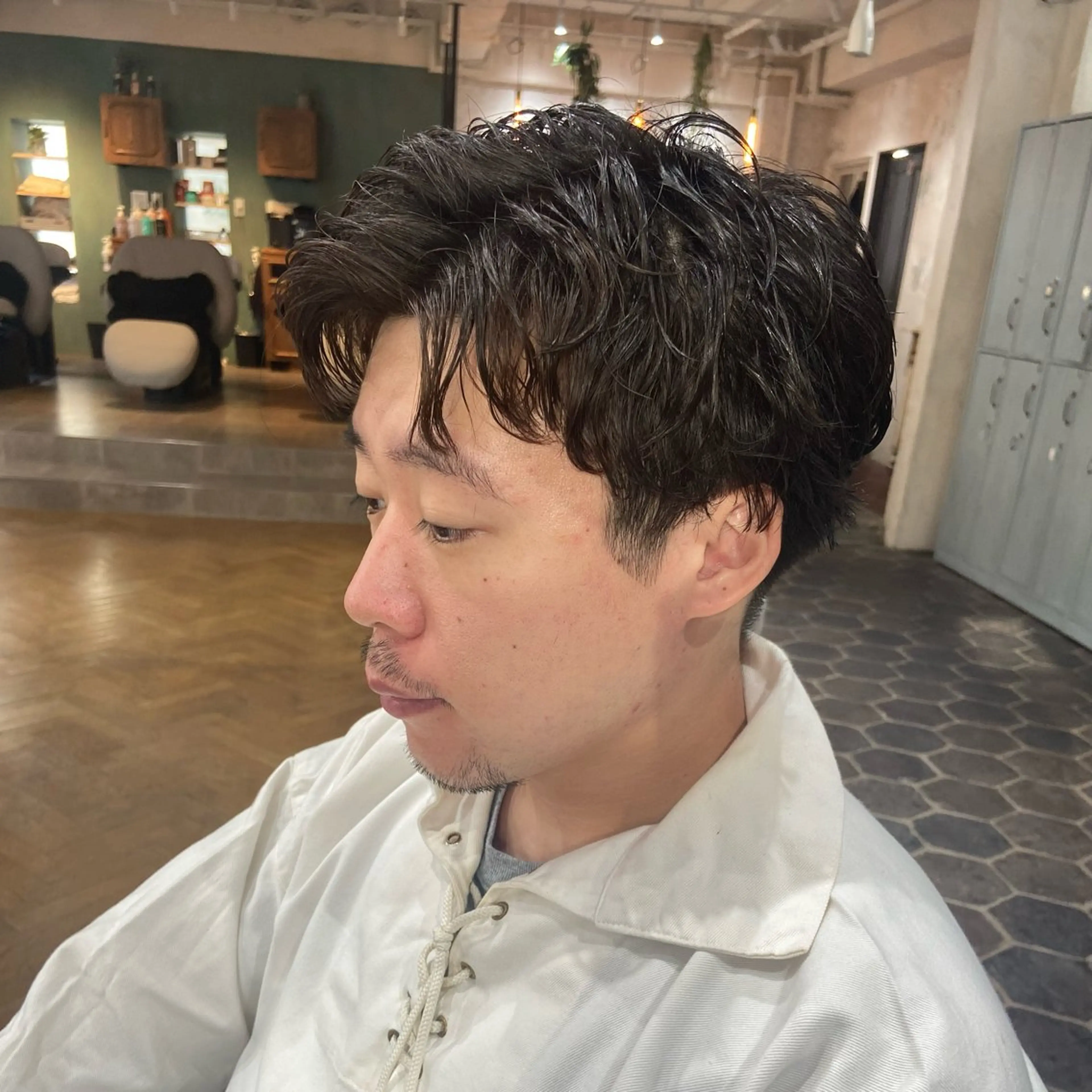 ショート メンズ メンズパーマ /髪質改善/はるたのヘアスタイル