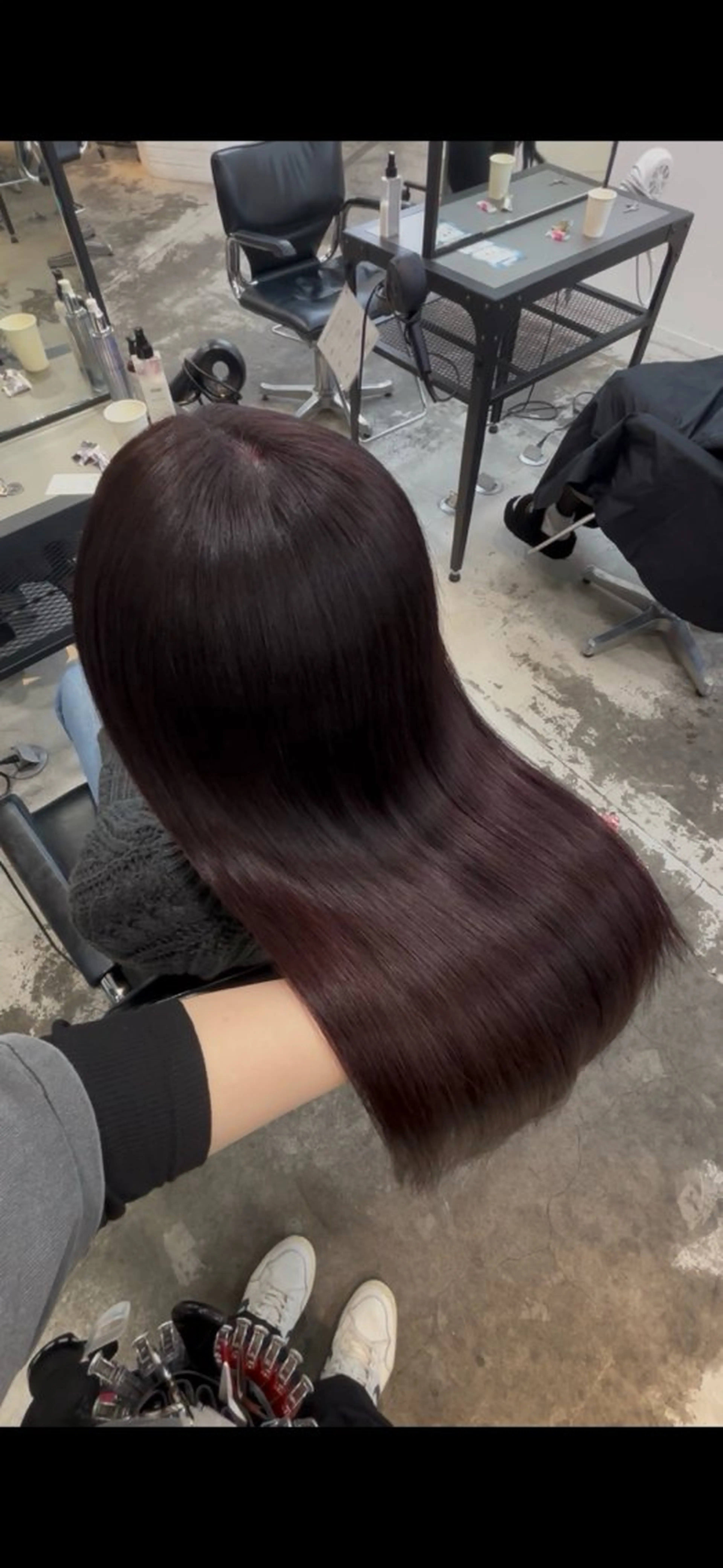 ロング カラー ヘアカラー 縮毛矯正 トリートメント ダメージレス艶髪 🦋MISAKI🦋のヘアスタイル