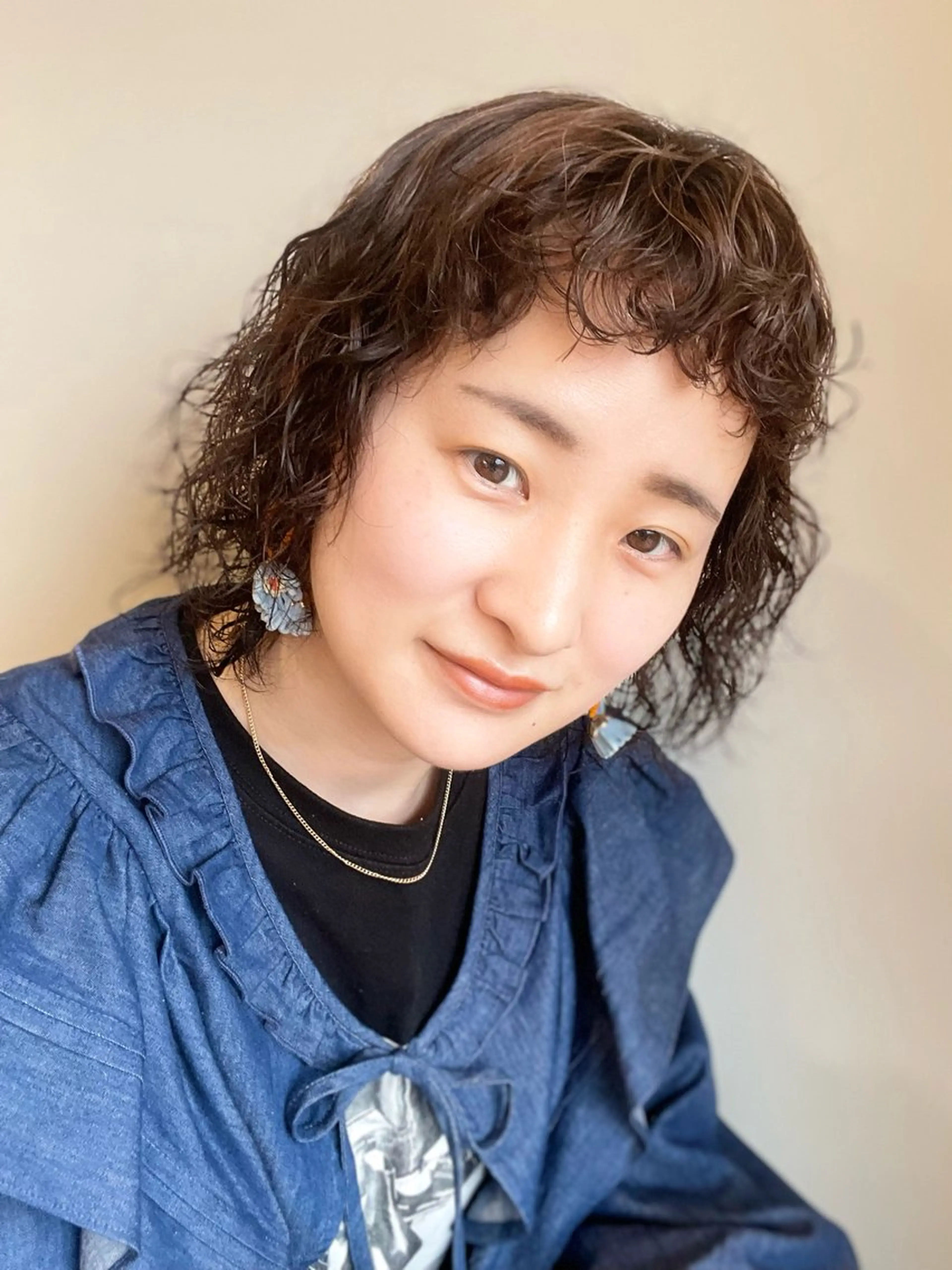 ミディアム カラー ちほ /ボブスタイルのヘアスタイル