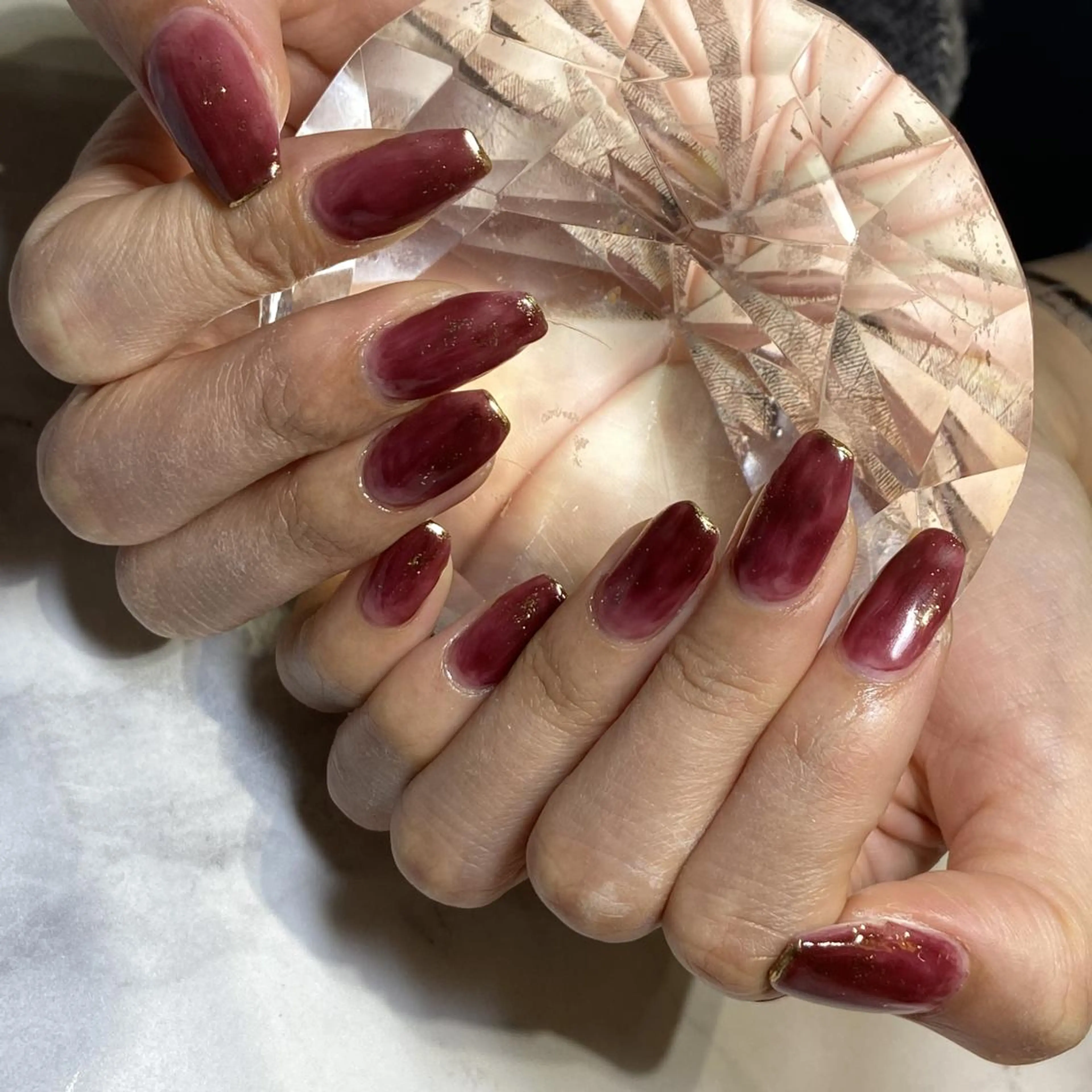 ネイル ジェルネイル あ きのネイルデザイン