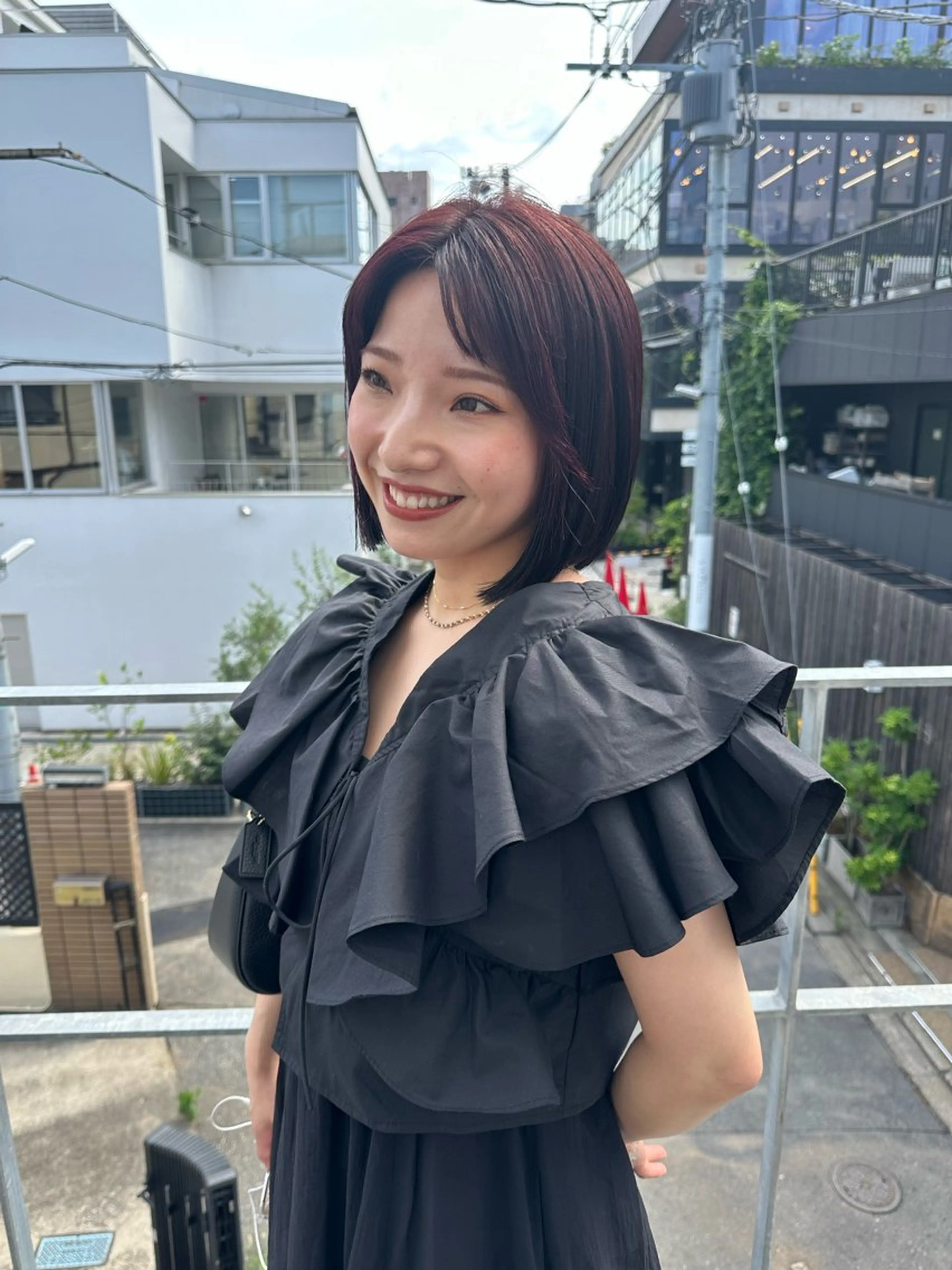 ショート カラー ボブ/似合わせカット /ニュアンスカラーのヘアスタイル