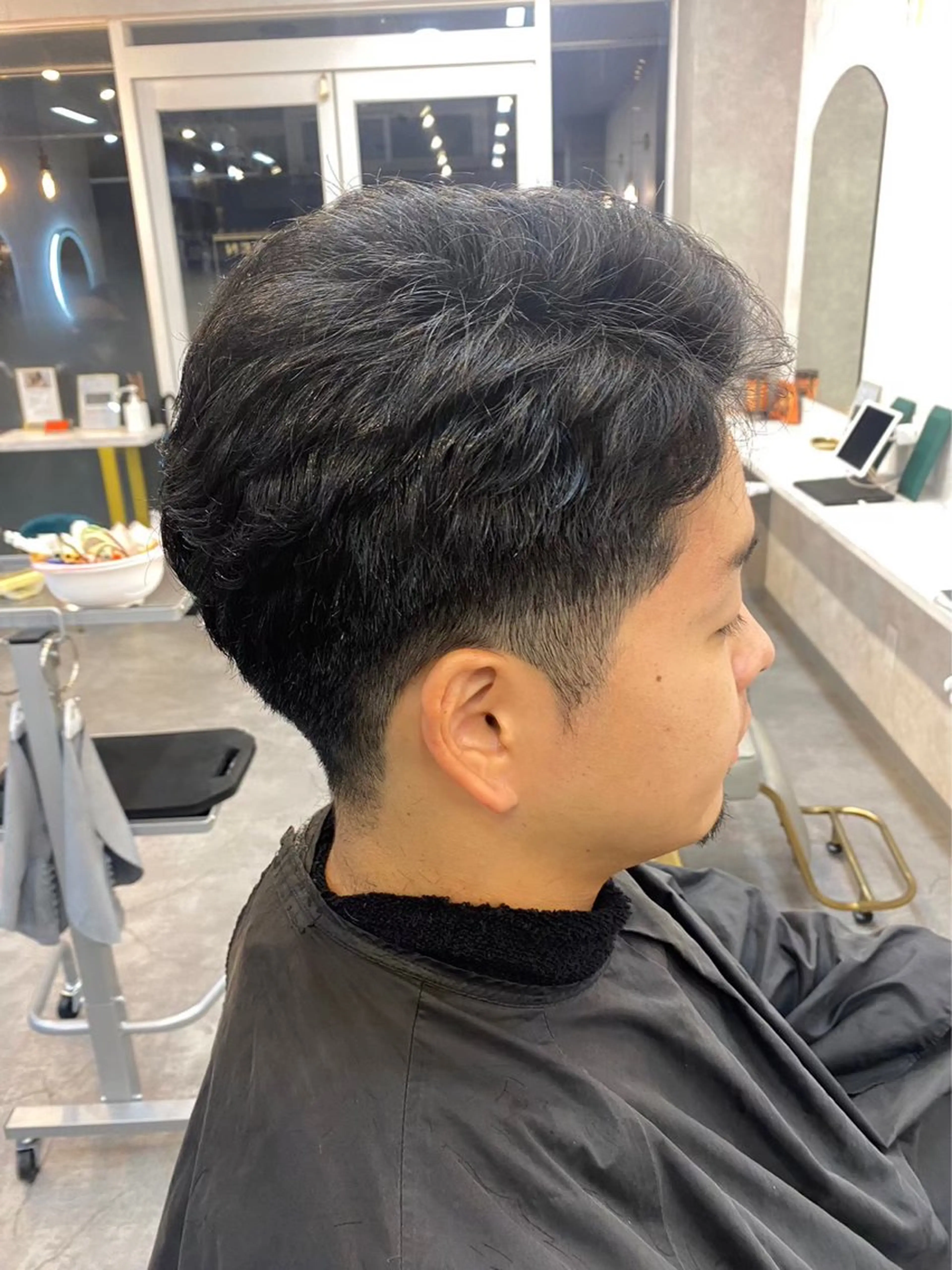 ショート パーマ メンズ カット パーマ LAZO🕊 さとう ななほのヘアスタイル