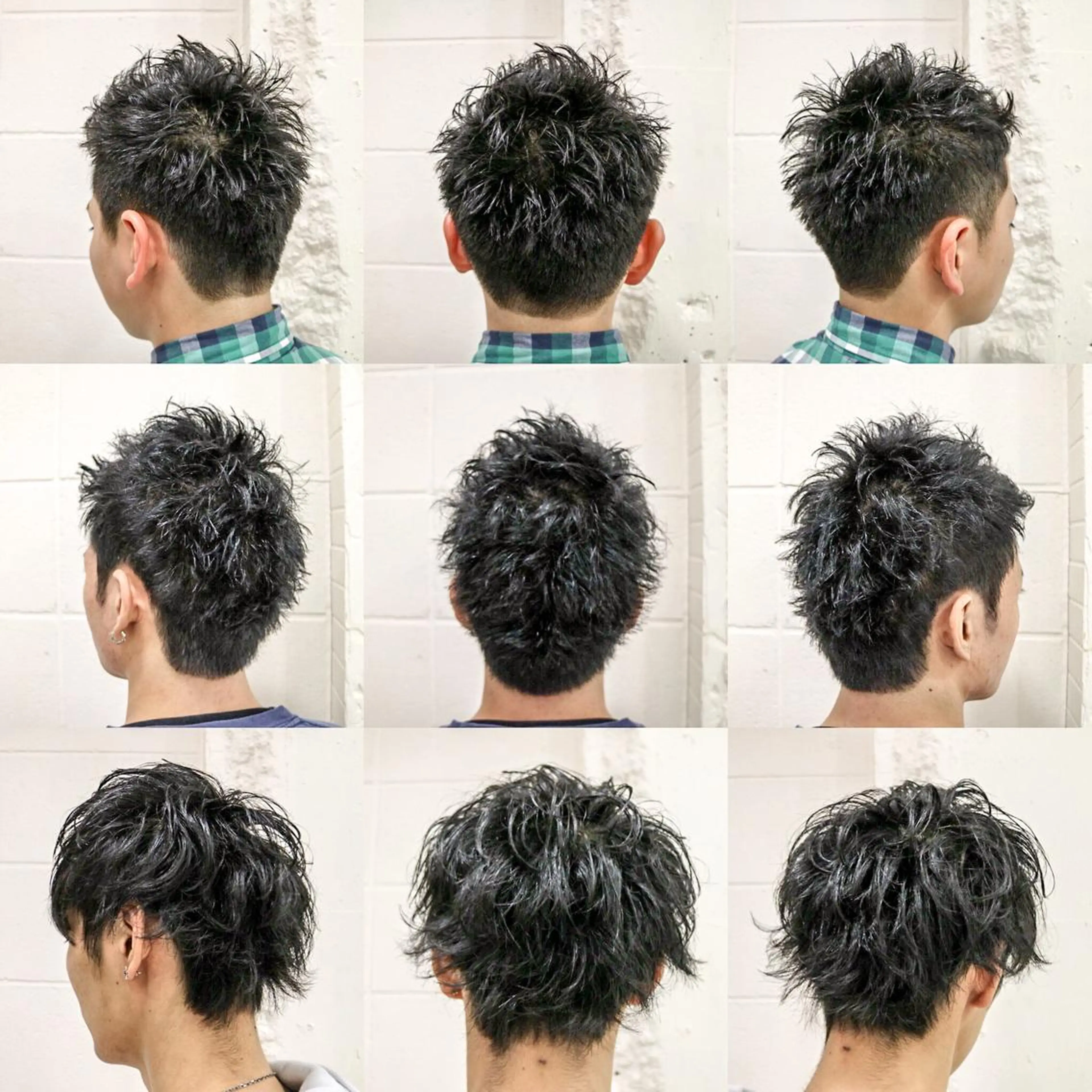 ショート カラー パーマ メンズ 看板犬がお出迎え◎ 初めてでも安心◎のヘアスタイル