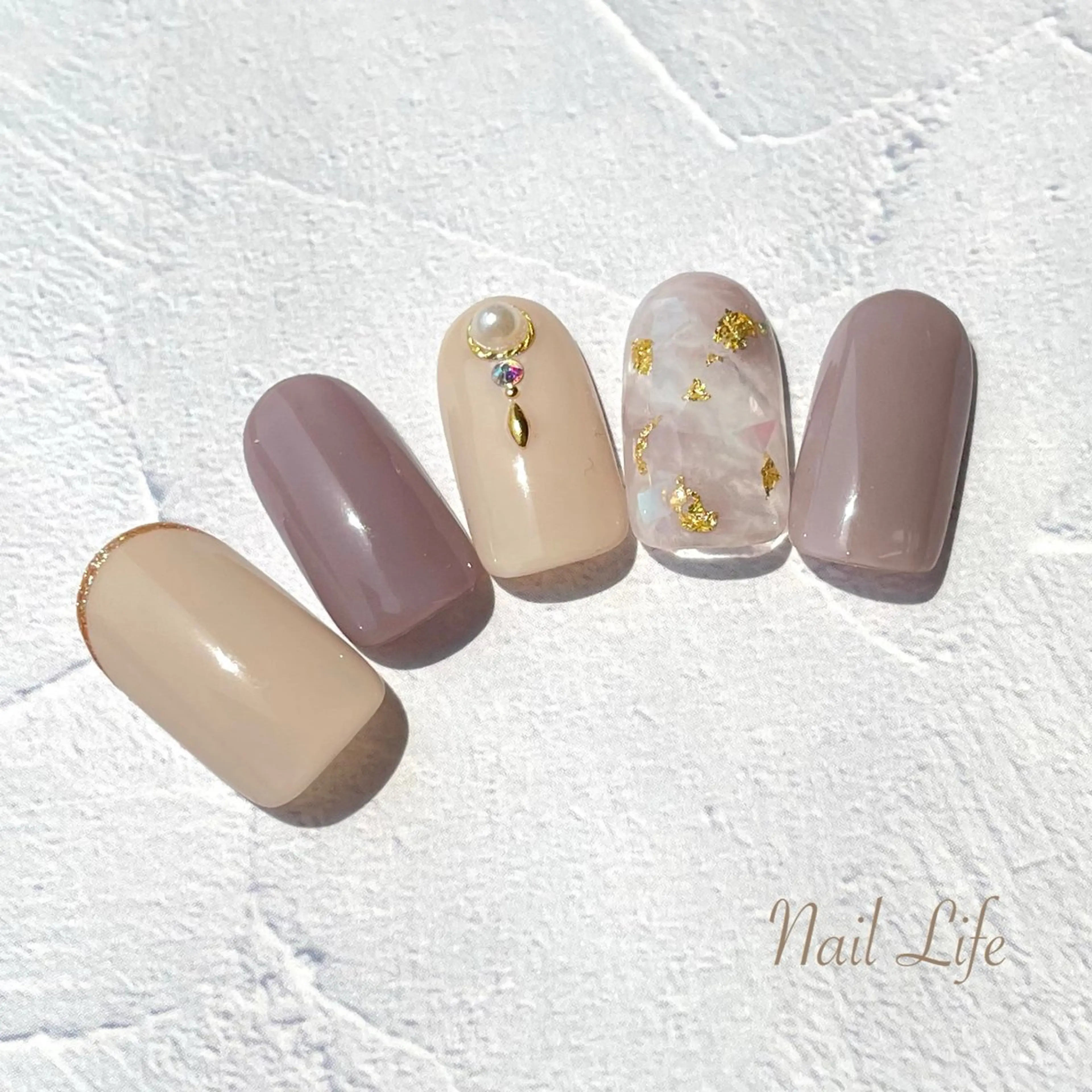 ネイル ニュアンスネイル 大嶋 めぐみのネイルデザイン