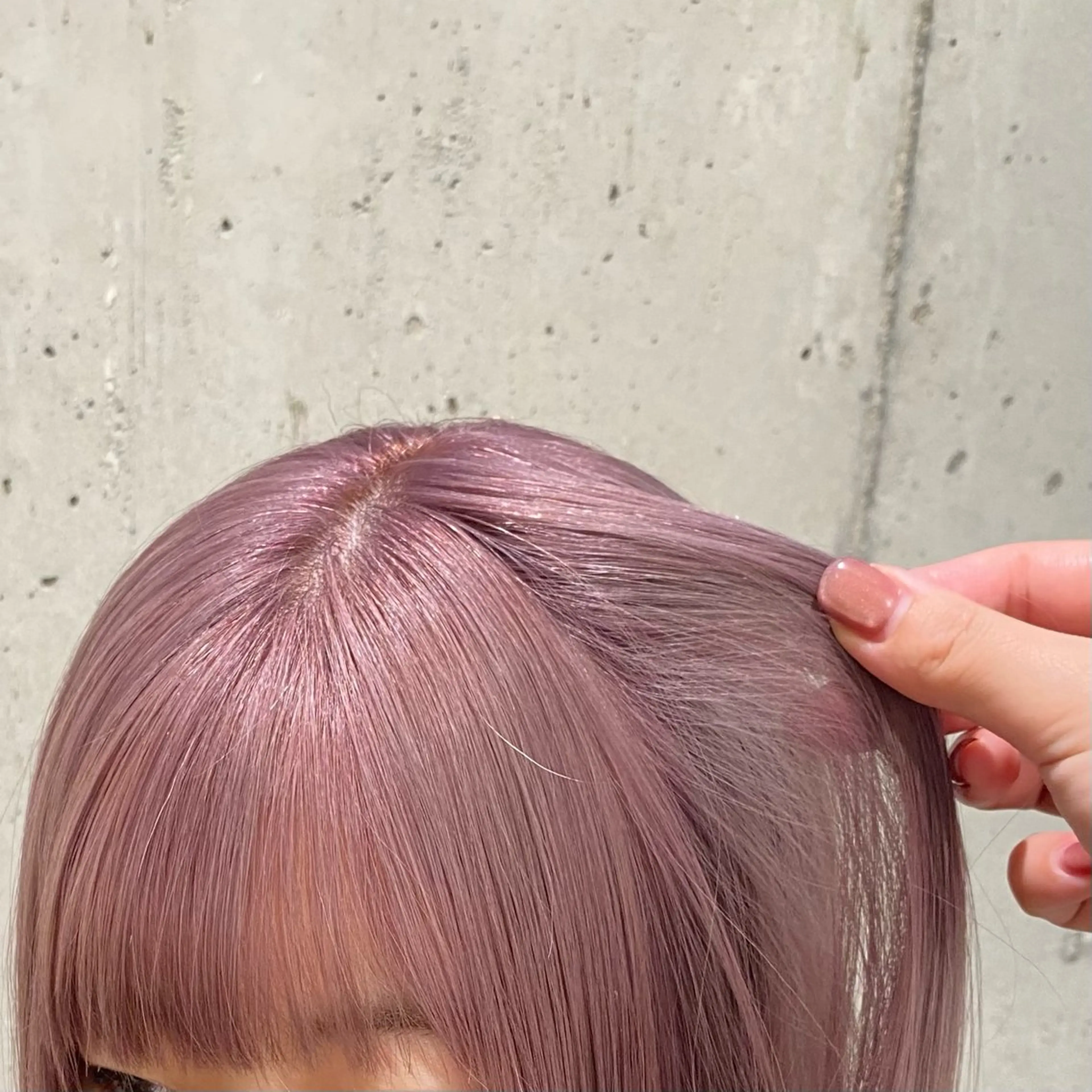 ミディアム カラー 藤野 凪沙のヘアスタイル