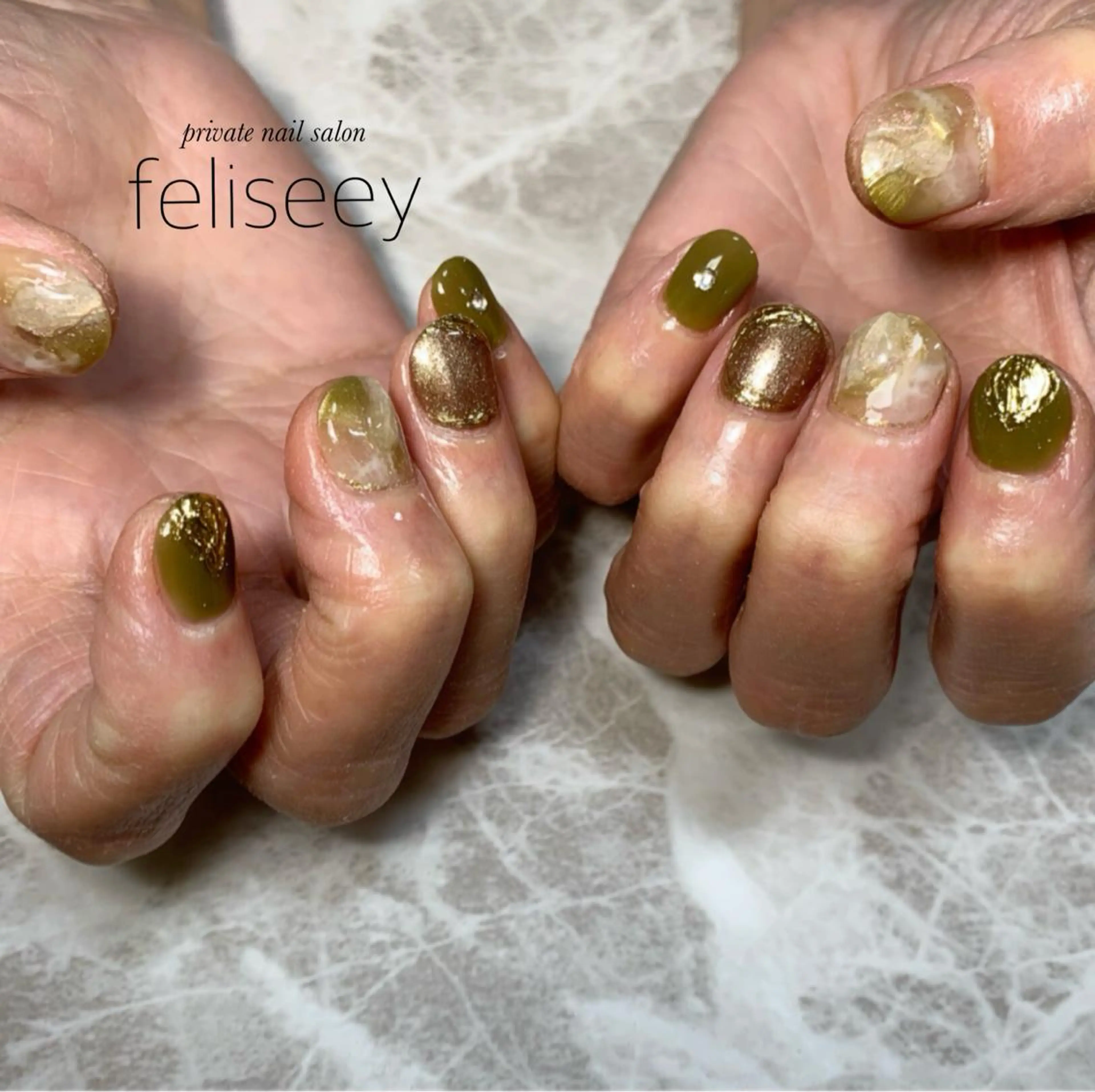 ネイル ジェルネイル ニュアンスネイル パラジェル feliseey 〘フェリシー 〙のネイルデザイン