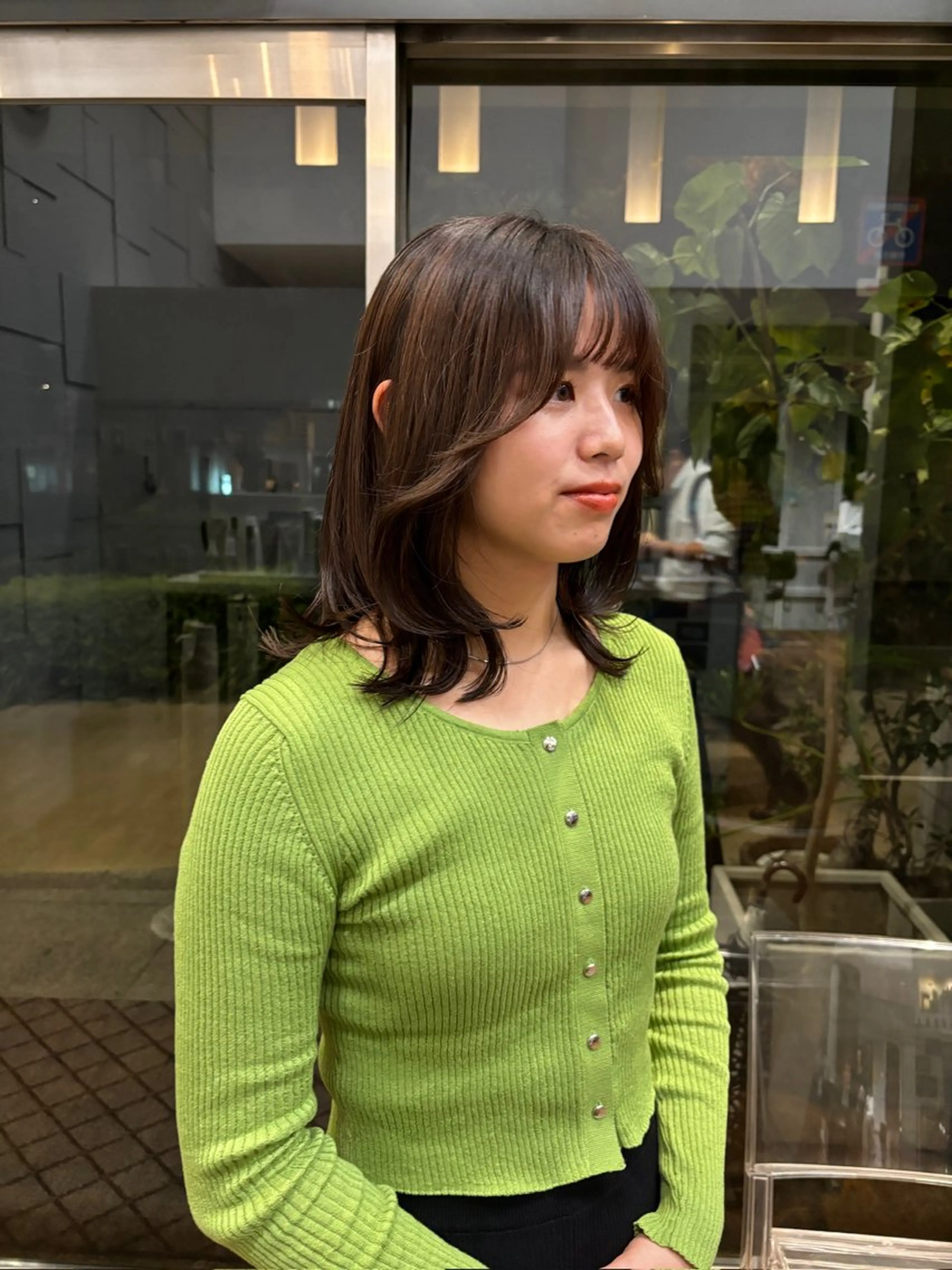 ロング レイヤーカット miu /透明感カラーのヘアスタイル