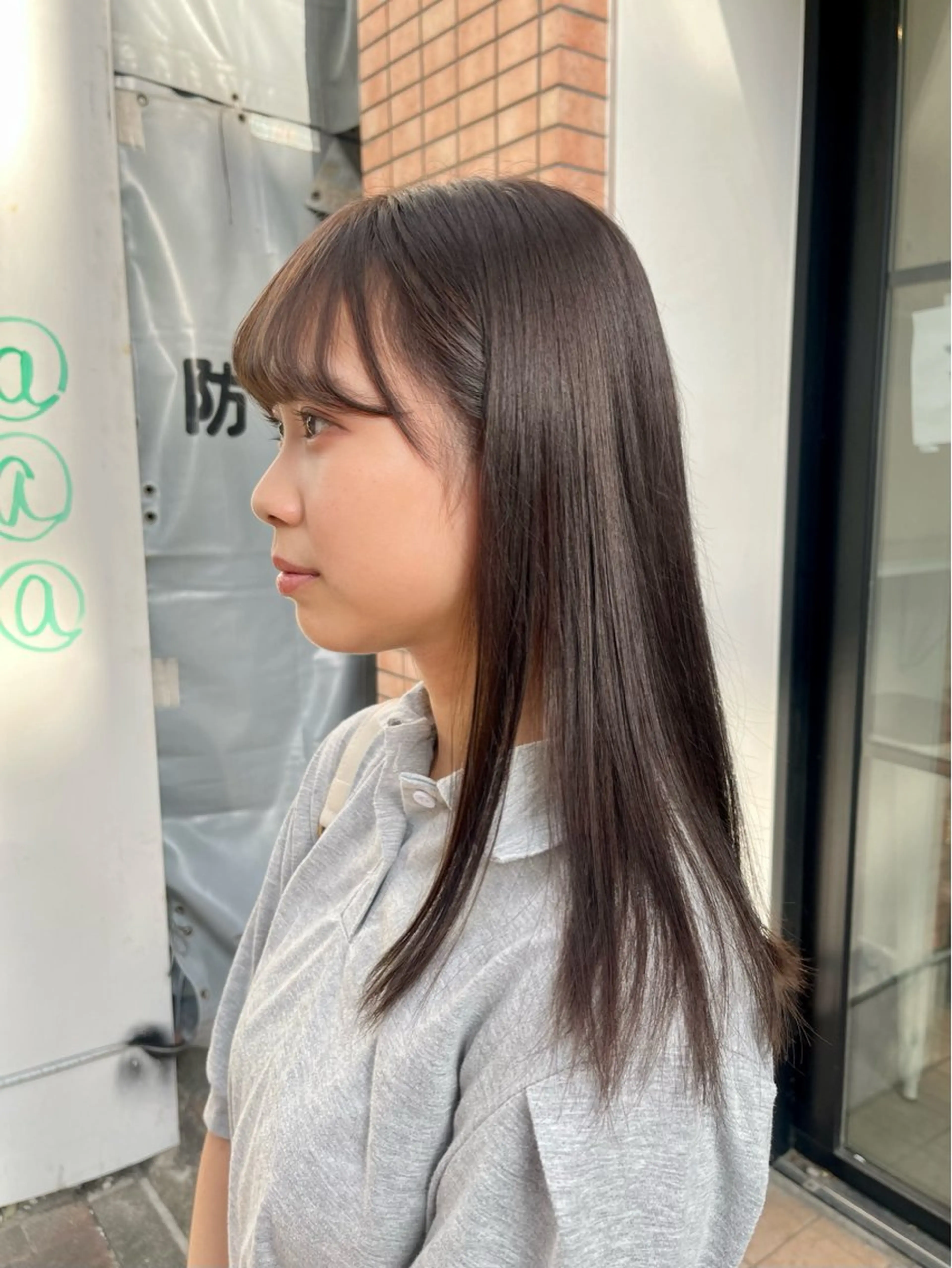 セミロング ヘアカラー トリートメント 園田 渉 ◤SHIKIO◢のヘアスタイル