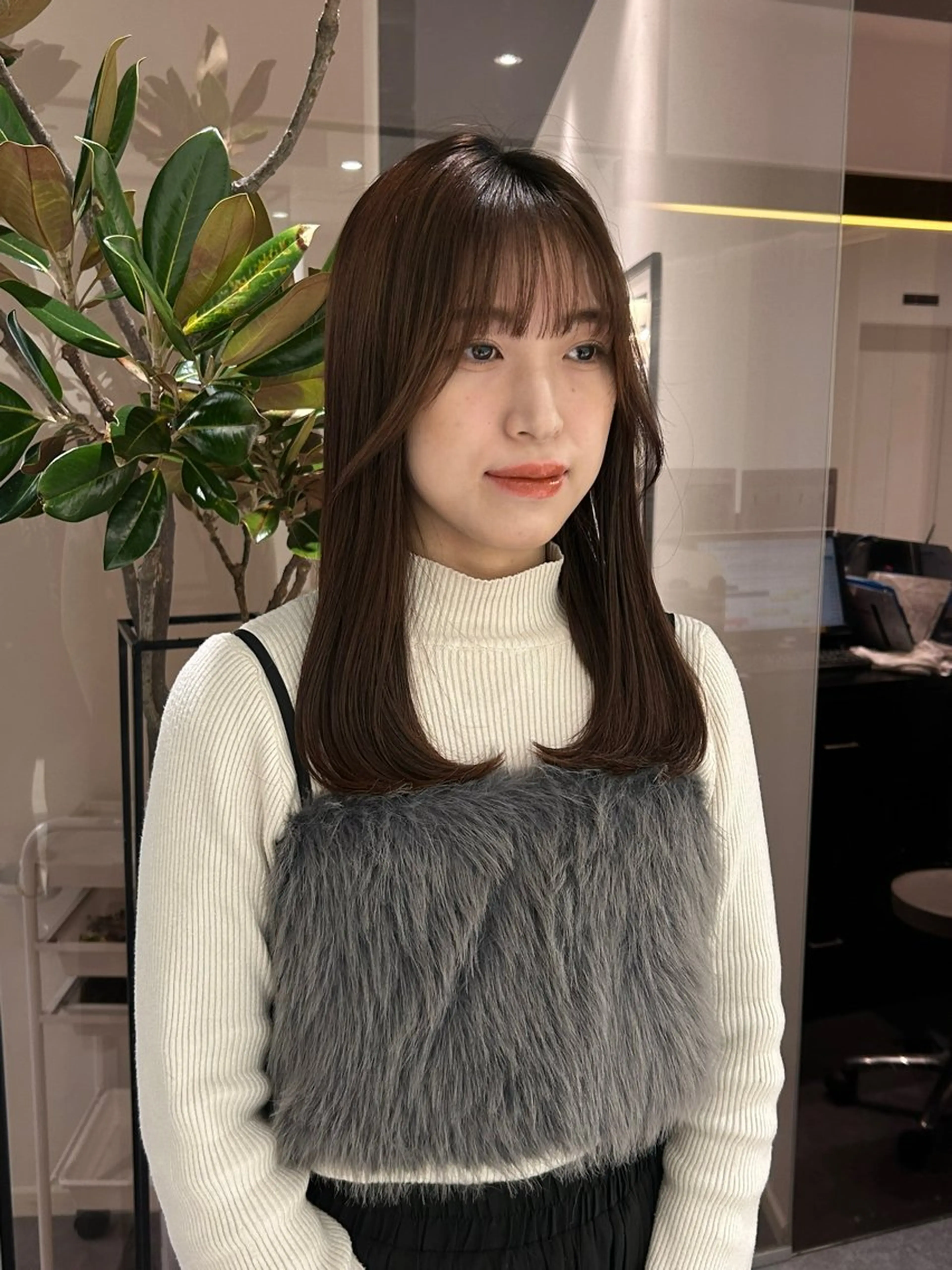 ロング 中原 優美のヘアスタイル